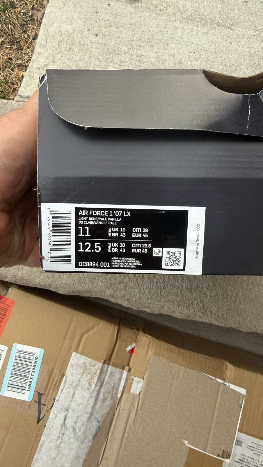 Nike Nike Air Force 1 '07 LX Light Bone/Pale Vanilla Size US 11 / EU 44 - 1 Thumbnail