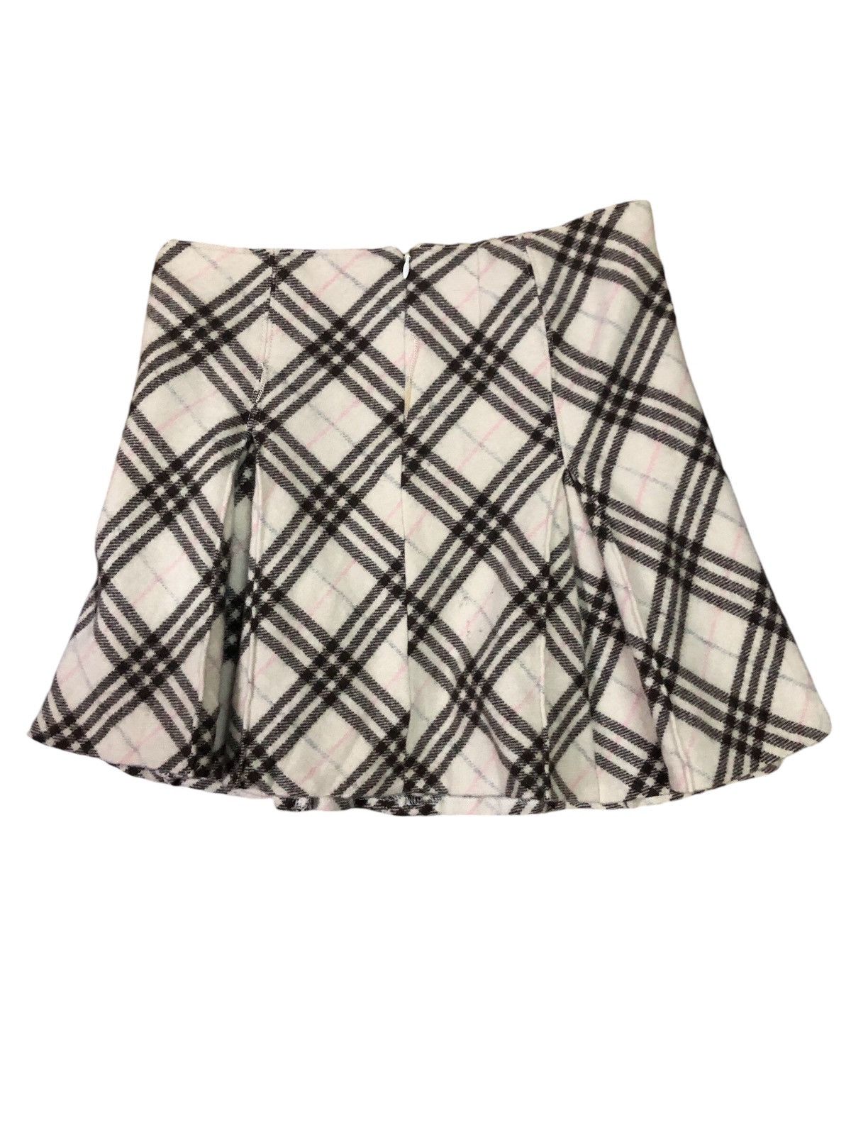 Burberry Burberry London Blue Label Nova Check Wool Skirt Size 28" / US 6 / IT 42 - 1 Thumbnail