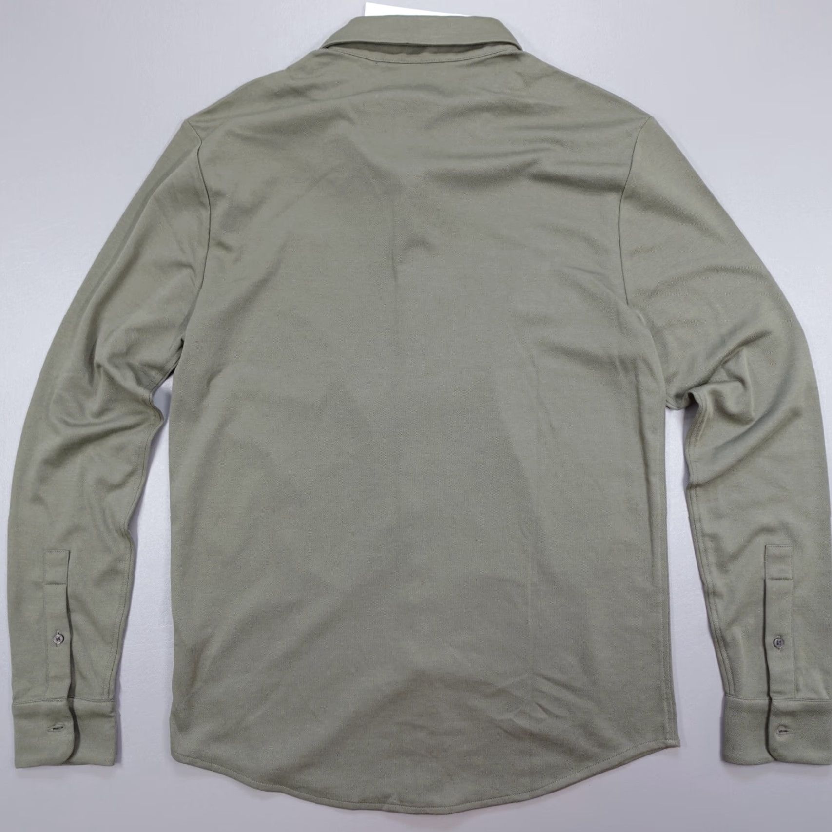 Calvin Klein Calvin Klein Button-Up Shirt Dusty Olive L/S Quick Dry Wicking Size S Men Green Casual Workwear Shirt Size US S / EU 44-46 / 1 - 8 Thumbnail