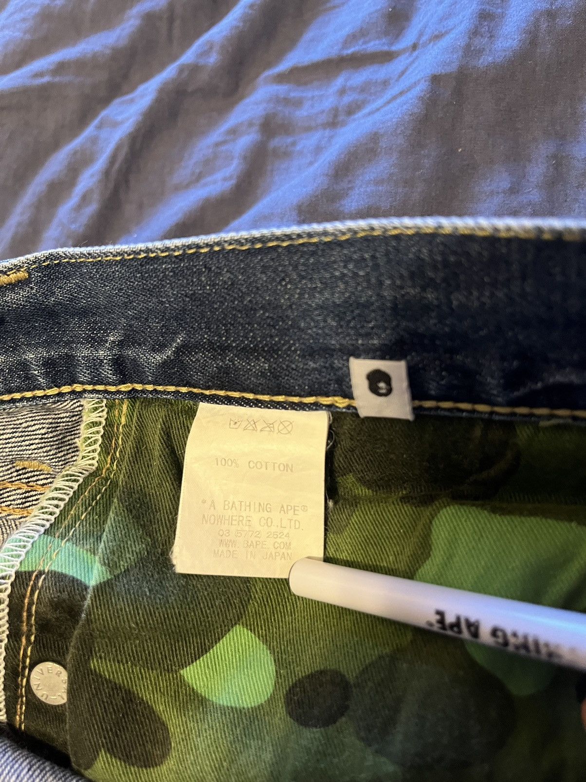 Bape Bape Ape Head Jeans Size US 32 / EU 48 - 6 Thumbnail