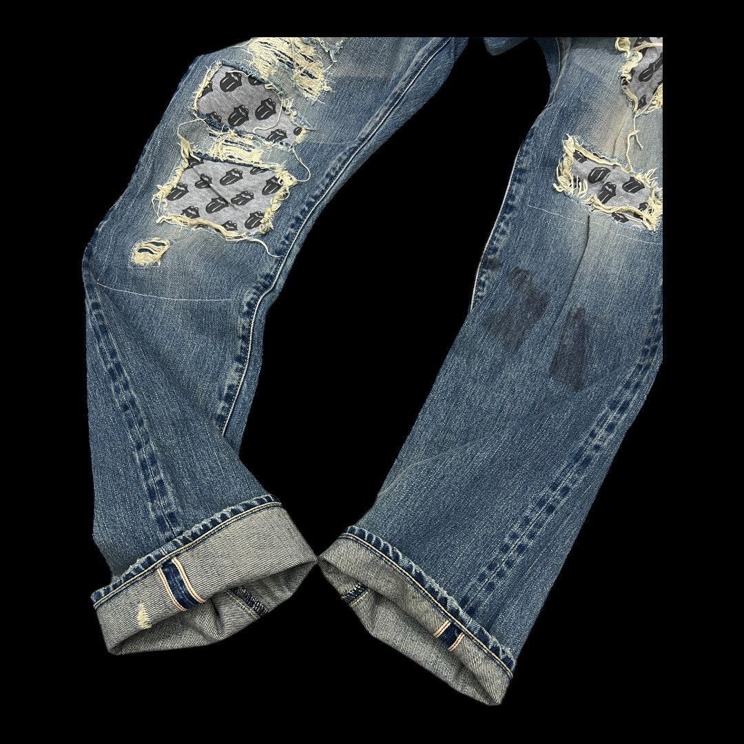Hysteric Glamour × The Rolling Stones HYSTERIC GLAMOUR X THE ROLLING STONES DISTRESSED DENIM Size US 32 / EU 48 - 18 Thumbnail