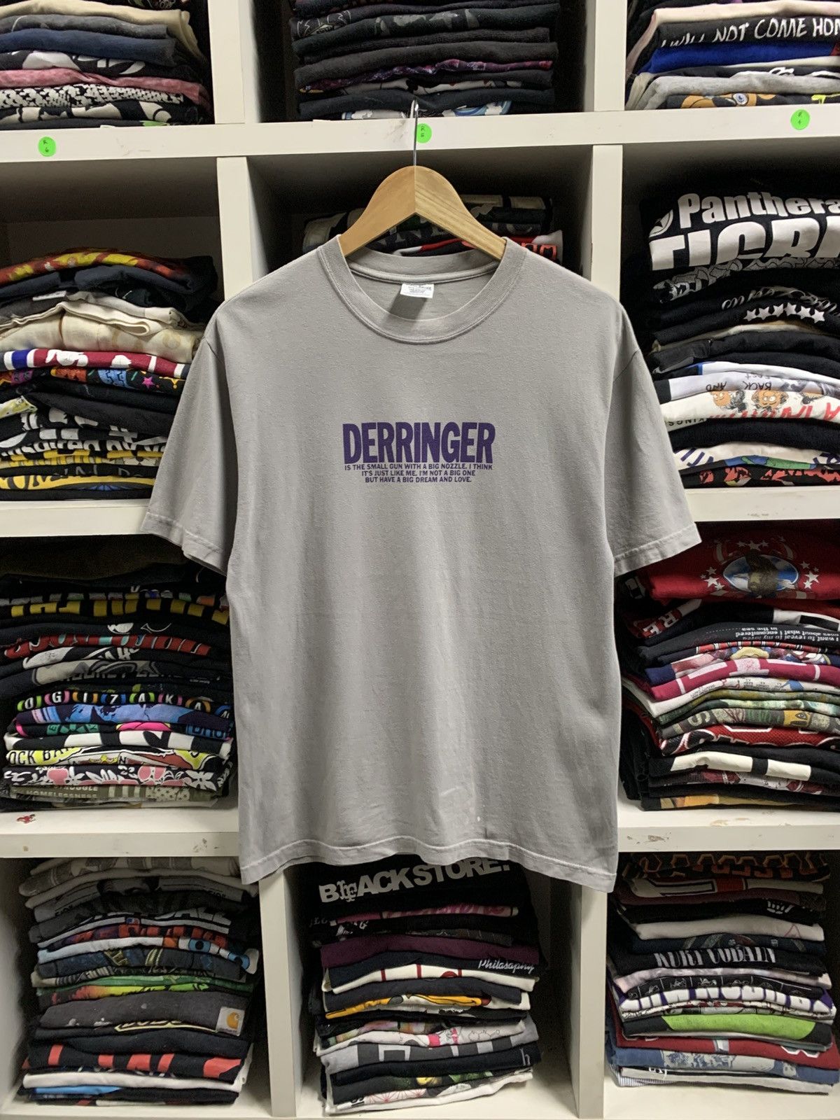 Vintage Vintage 90’s Derringer T-Shirt Size US M / EU 48-50 / 2 - 2 Thumbnail