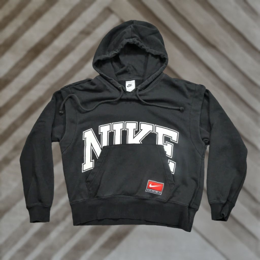 Nike Nike Hoodie Womens XS Black Pullover Logo Oversized Sweatshirt Shirt Hoodie Womens XS Black Nike Pullover Sports/ Casual Oversized Graphic Logo 90s? Size XS / US 0-2 / IT 36-38 - 1 Thumbnail