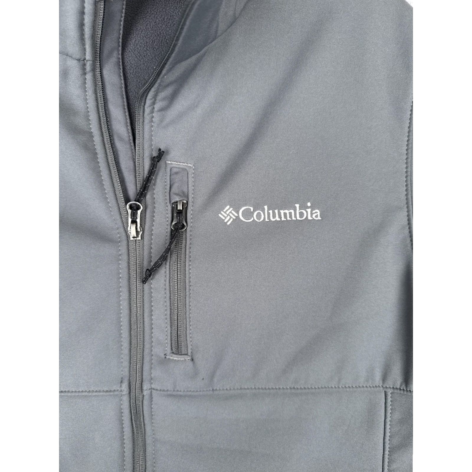 Vintage Columbia Jacket Mens M Gray Softshell Full Zip Pockets Outdoor Hiking Warm Size US M / EU 48-50 / 2 - 6 Thumbnail