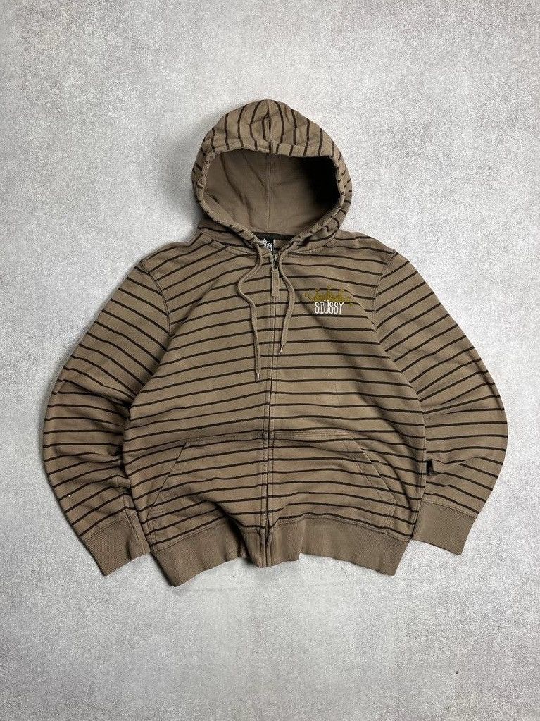トップス archive OLD STUSSY sunfaded hoodie y2k 🚨ALHAMDULILLAH SOLD🚨 Vintage Stussy All Logo Zip hoodie