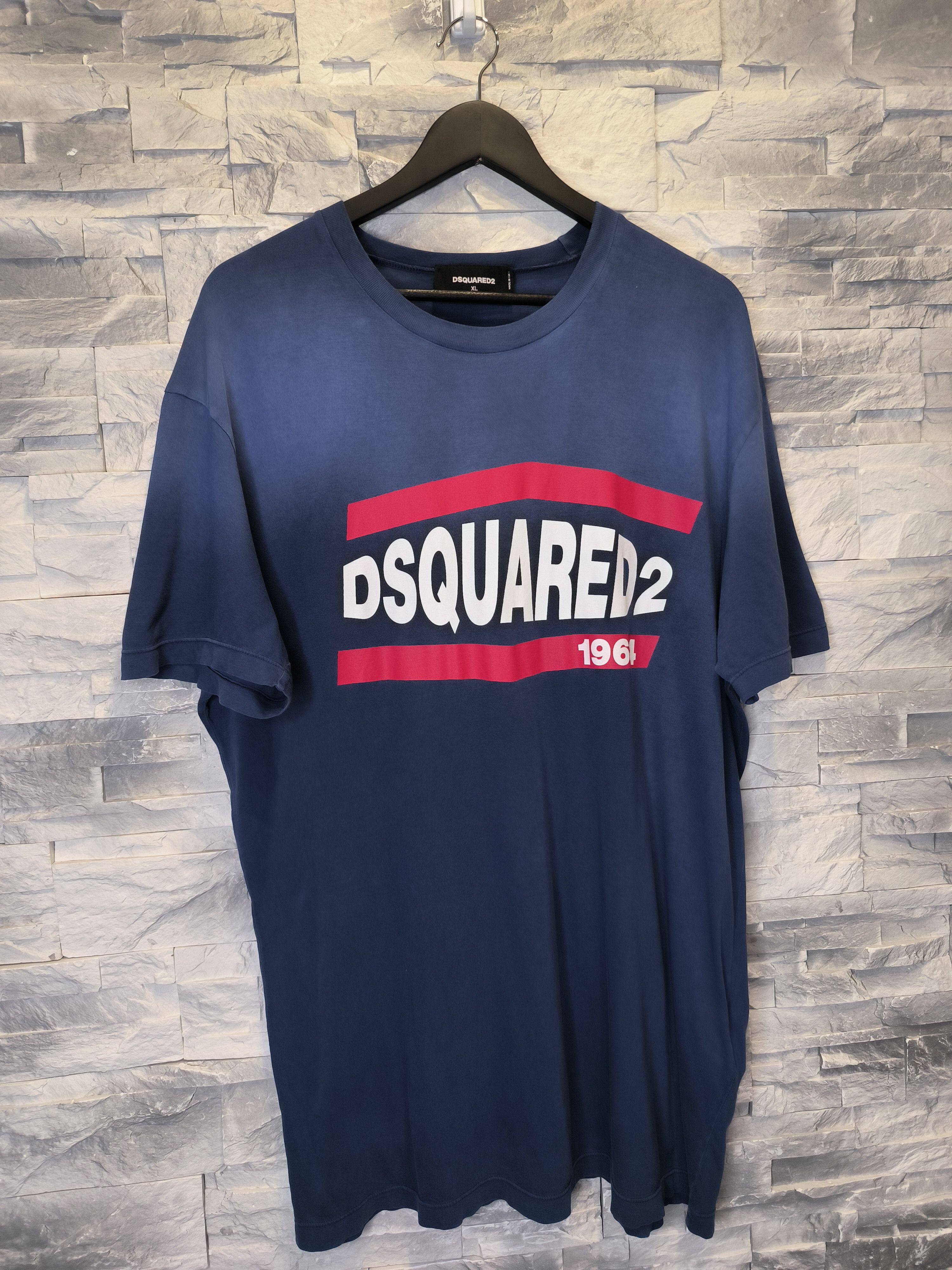 Dsquared2 Dsquared2 T-Shirt Navy Logo Tee Size US XL / EU 56 / 4 - 2 Thumbnail