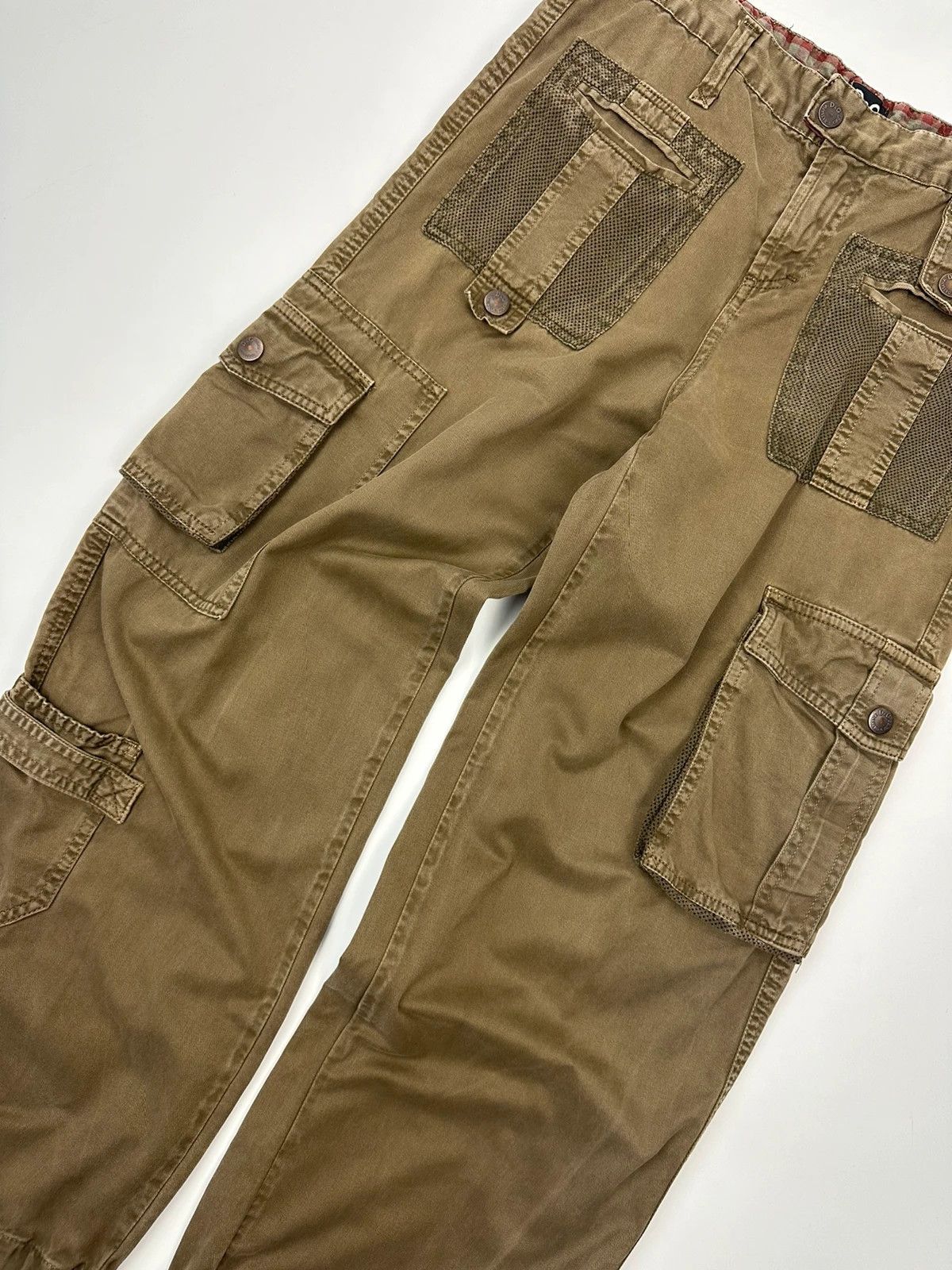 Dolce & Gabbana Dolce & Gabbana SS03 Cargo Mesh Khaki Baggy Pants Size 38" / US 16 / IT 52 - 3 Thumbnail