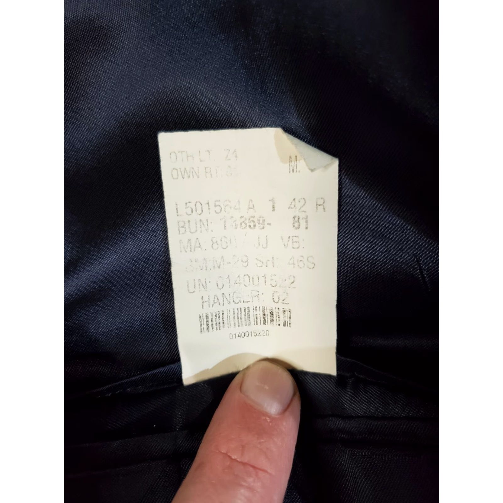 Ralph Lauren Lauren Ralph Lauren Signature Blazer Sport Coat Mens 42 Regular Gray Silk & Wool Blend Two-Button Notch Lapel Solid Size 42R - 6 Thumbnail
