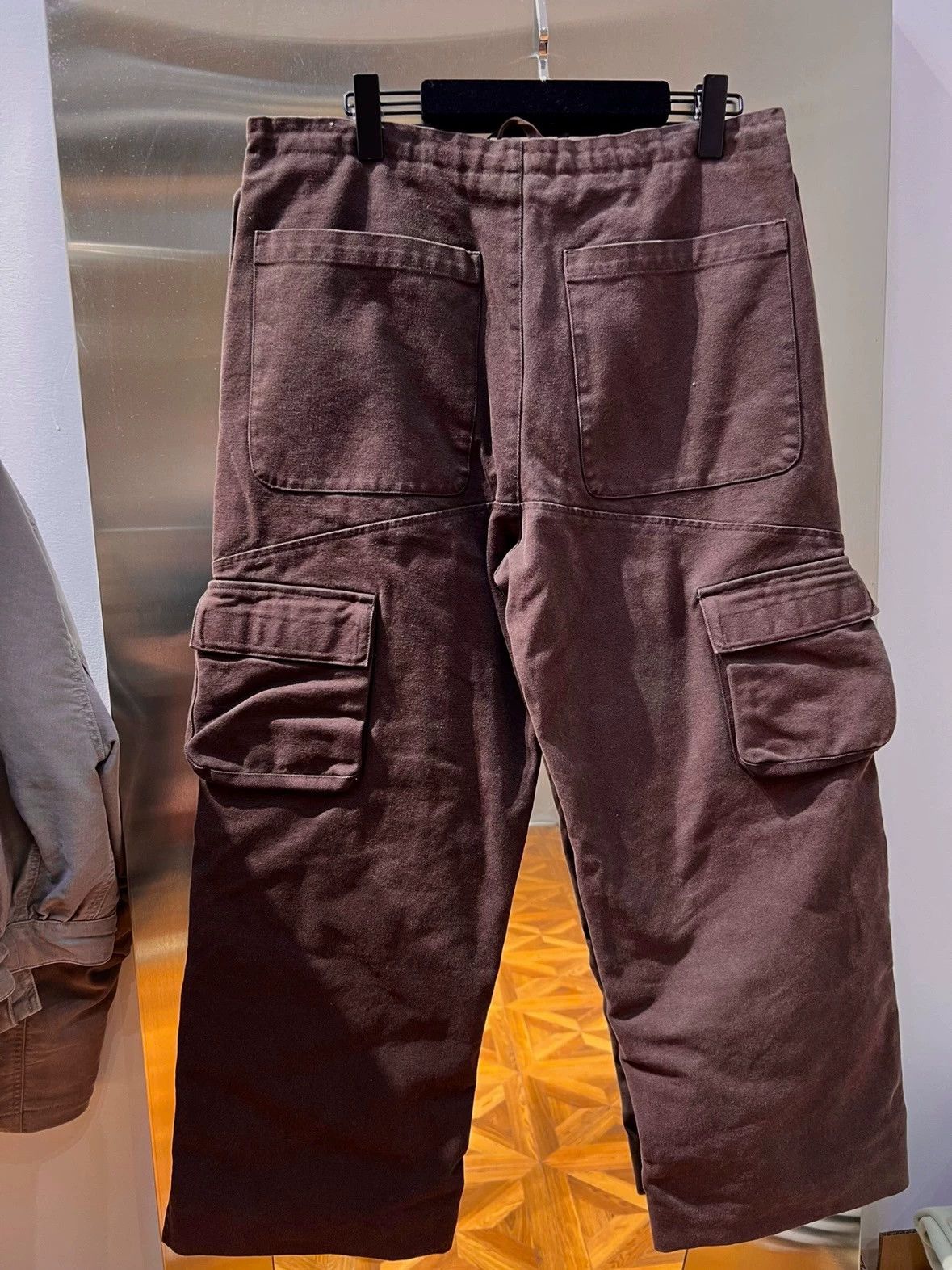 Greg Ross Greg Ross Down Knee Work Pants Red Dye Washed 28 Size US 28 / EU 44 - 3 Thumbnail