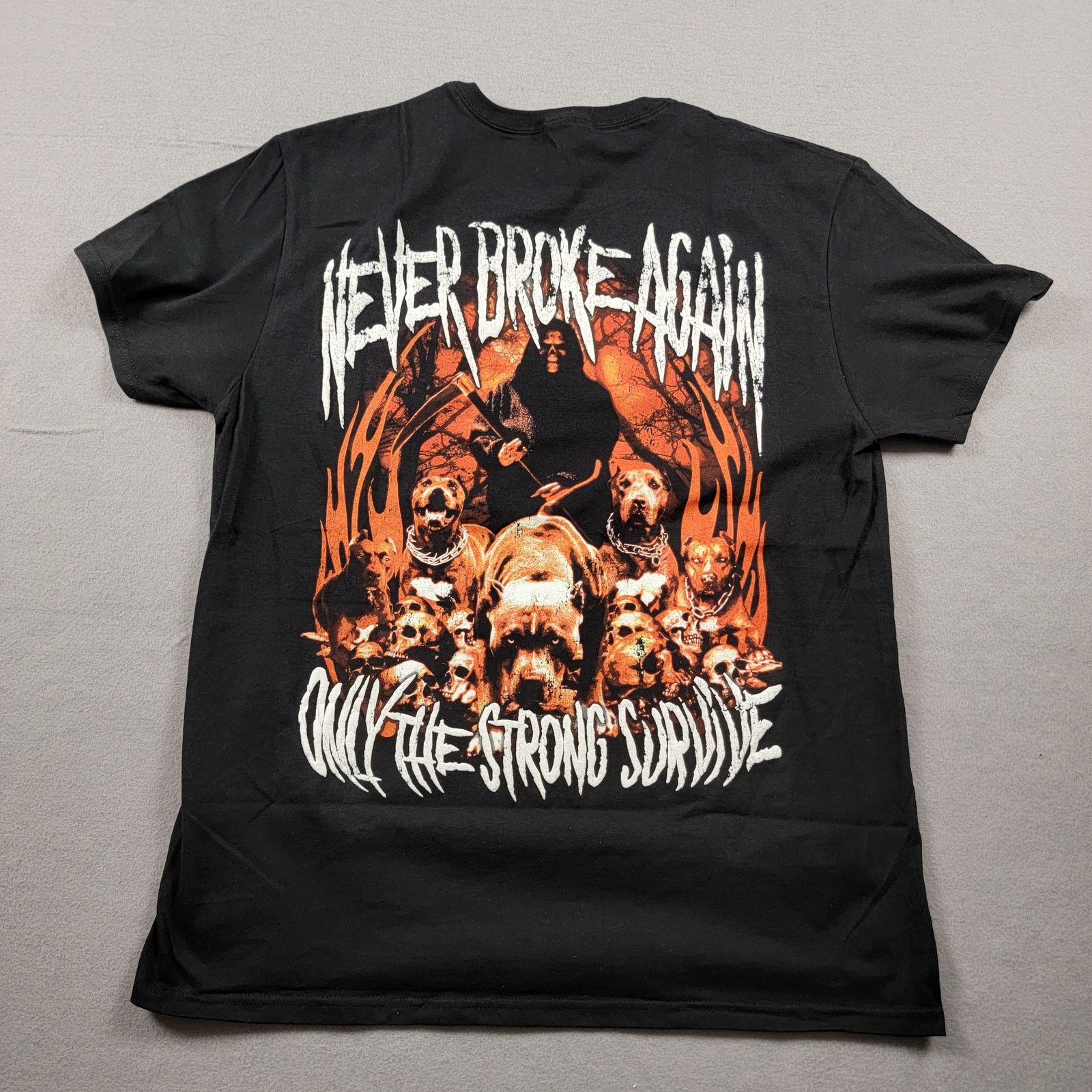 NBA Never Broke Again Only the Strong Survive Tee Black Sz L Size US L / EU 52-54 / 3 - 1 Thumbnail
