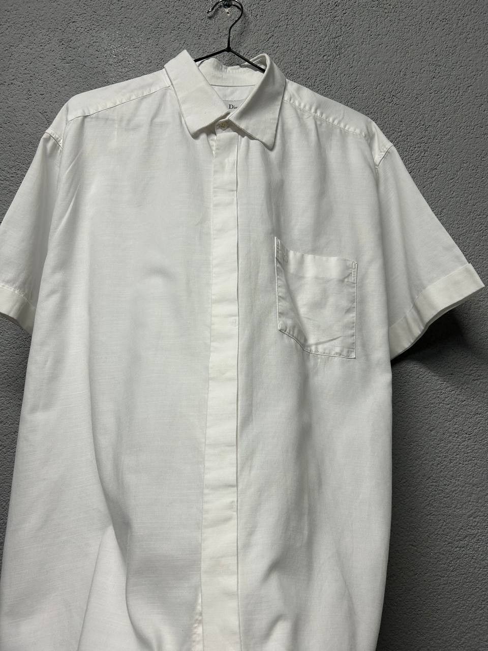Christian Dior Monsieur Christian Dior mens short sleeve shirt 16 1/2 42-4 France Size US XL / EU 56 / 4 - 5 Thumbnail
