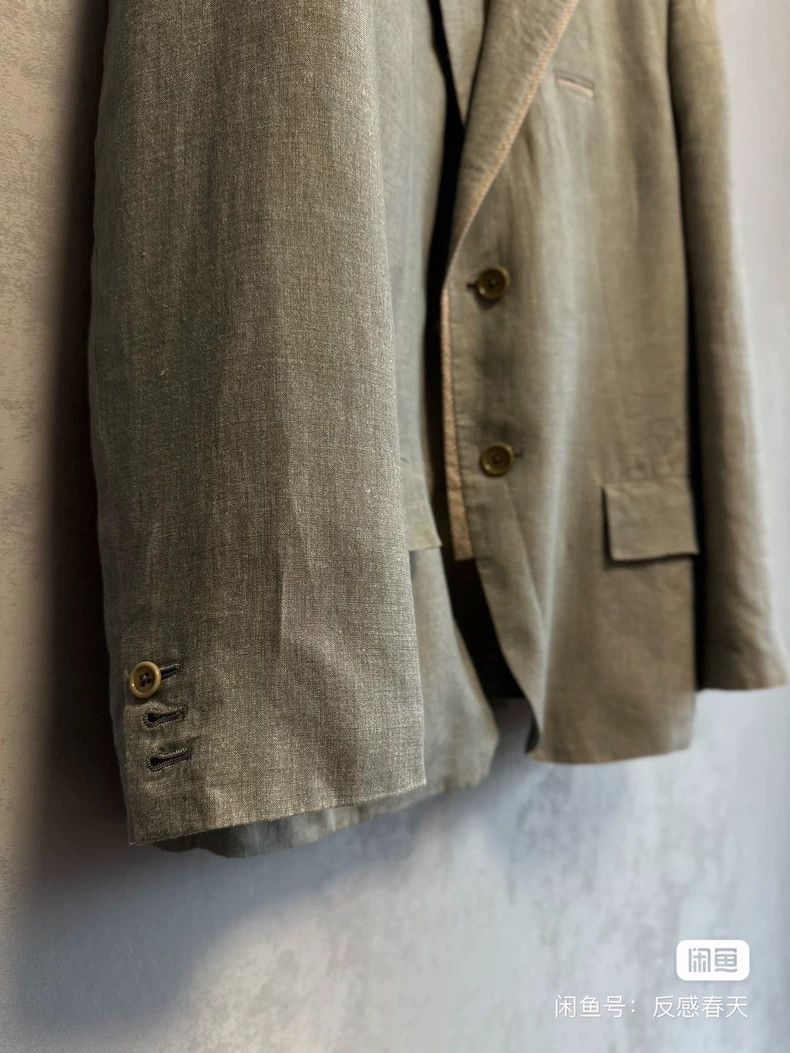 Yohji Yamamoto Yohji Yamamoto 10 AW Bankruptcy Period Striped Jacket Size US XL / EU 56 / 4 - 3 Thumbnail