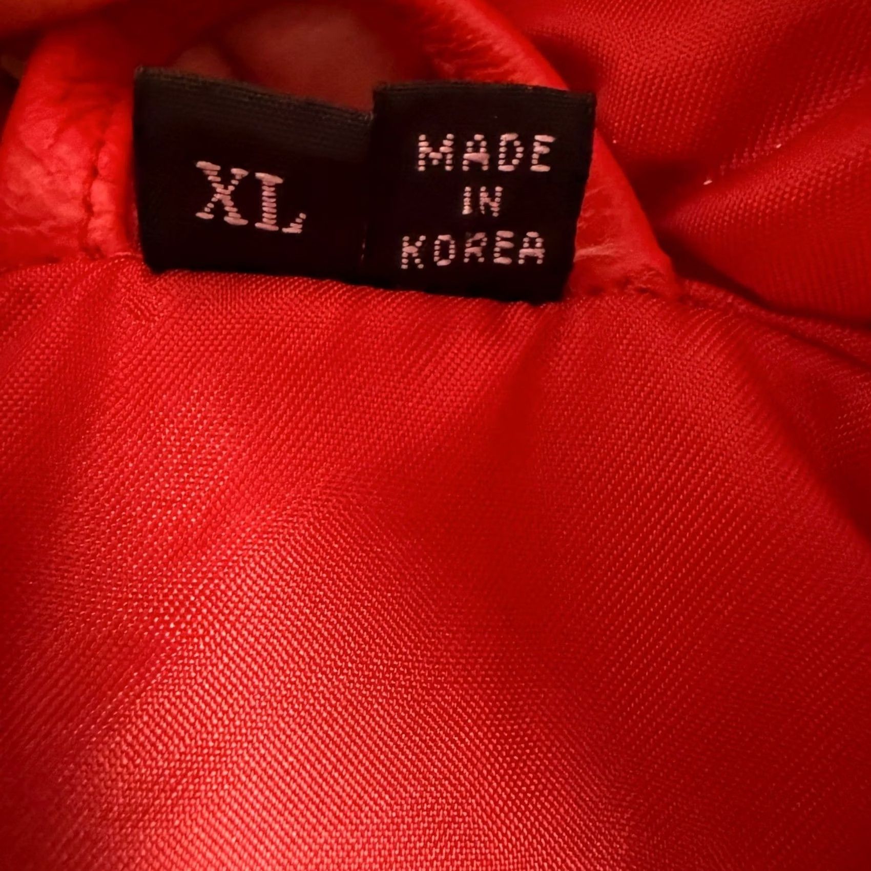 Doublet VINTAGE Red Leather Fox Fur Hooded Coat Jacket XL Womens Double Breasted Luxury Size XL / US 12-14 / IT 48-50 - 4 Thumbnail