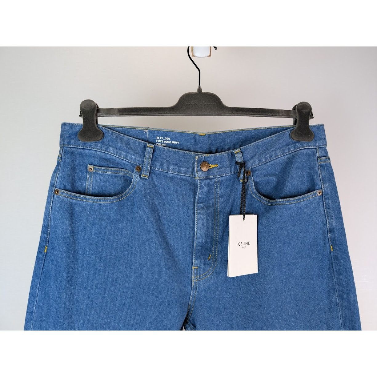 Celine o1rshd1 Denim Jeans in Blue Size US 34 / EU 50 - 3 Thumbnail