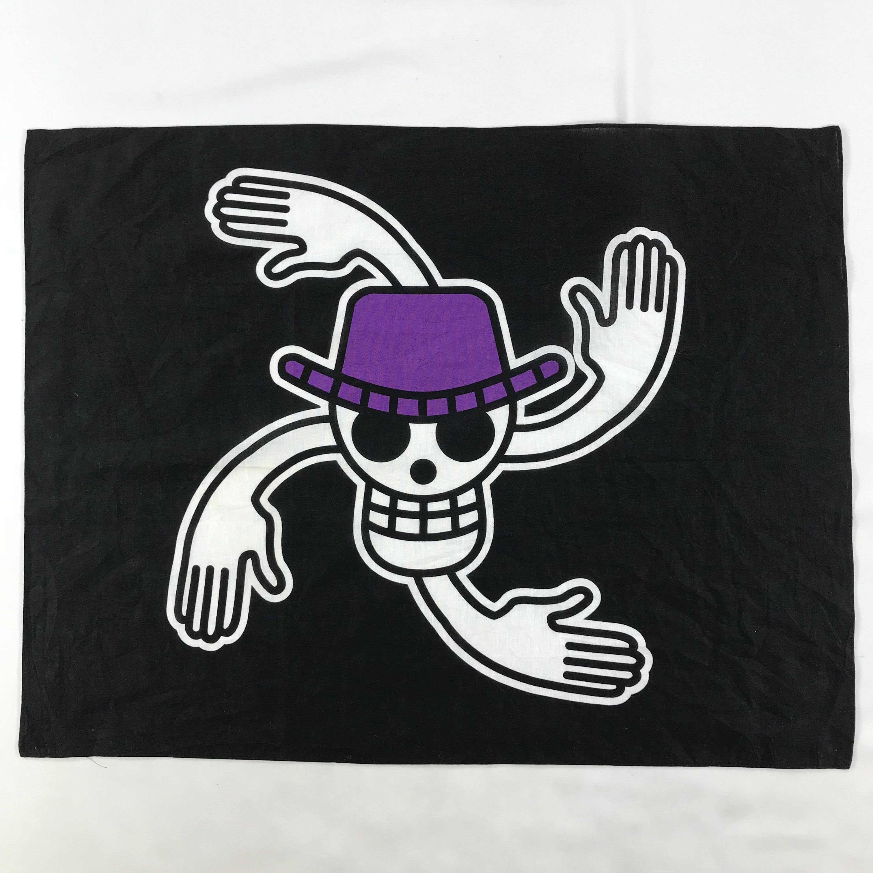 Anime × One Piece × Vintage One Piece Bandana / Handkerchief / Neckerchief - S1908 Size ONE SIZE - 1 Thumbnail