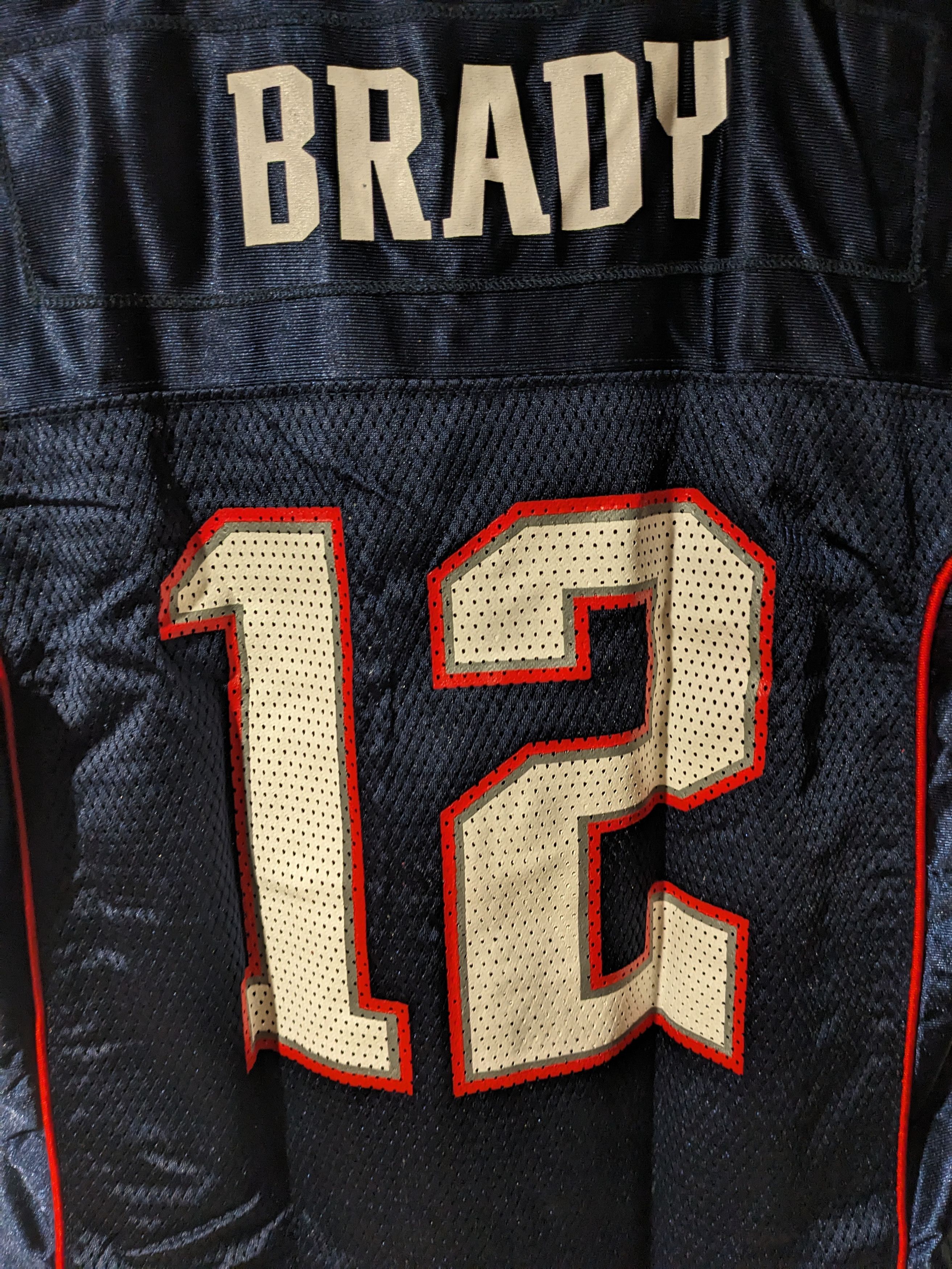 NFL × Vintage Vintage Y2K New England Patriots Brady Youth Large Jersey Size US L / EU 52-54 / 3 - 2 Thumbnail