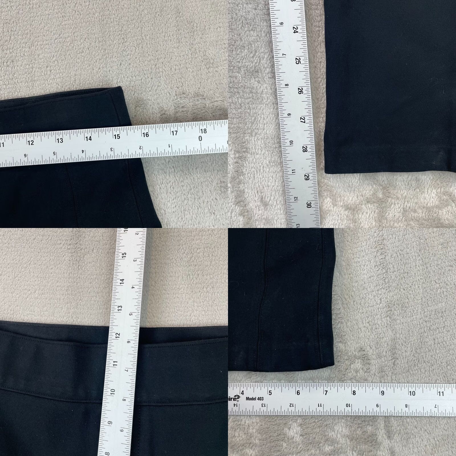 Spanx Spanx The Perfect Pant Women Large Black Straight Ankle Pull On Size 30" / US 8 / IT 44 - 8 Thumbnail