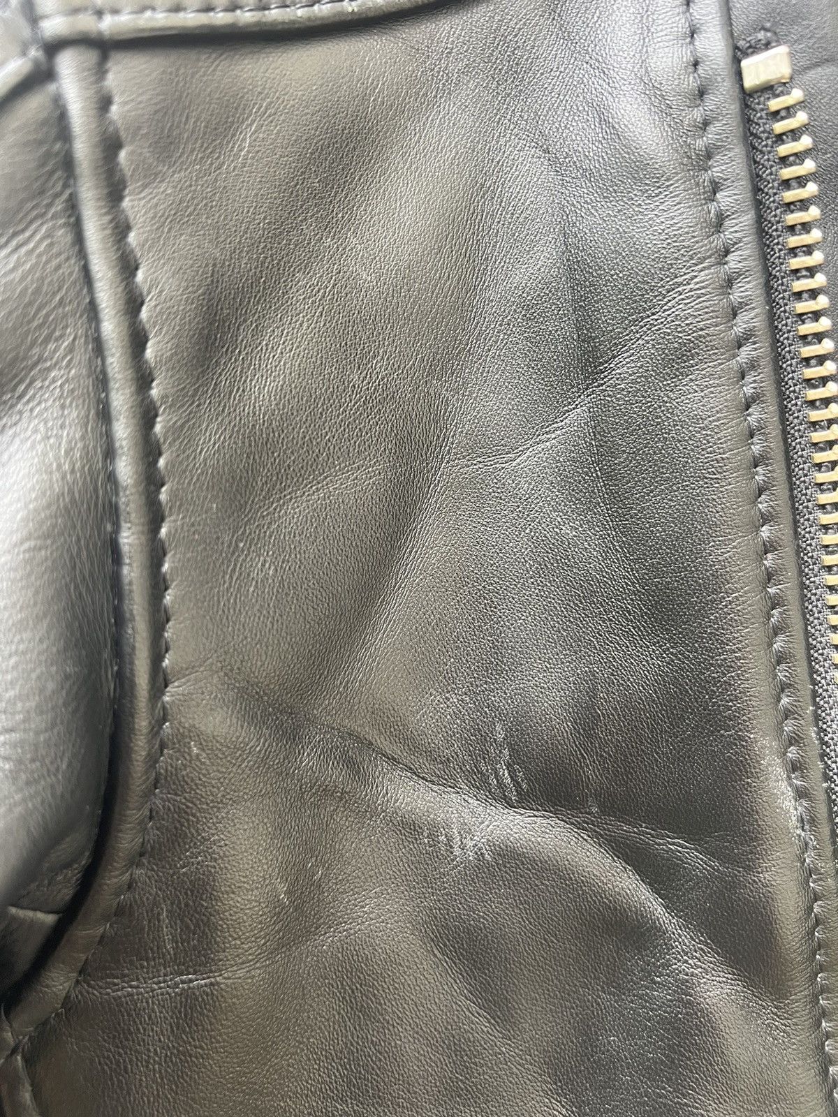 Japanese Brand KADOYA Made in Japan Asymmetrical Black Leather Biker Jacket Size US S / EU 44-46 / 1 - 17 Thumbnail