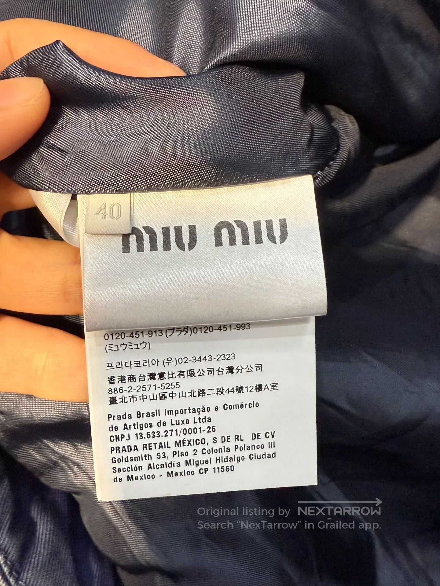 Miu Miu Miu Miu Size 40 Blue Coat. Size S / US 4 / IT 40 - 4 Thumbnail