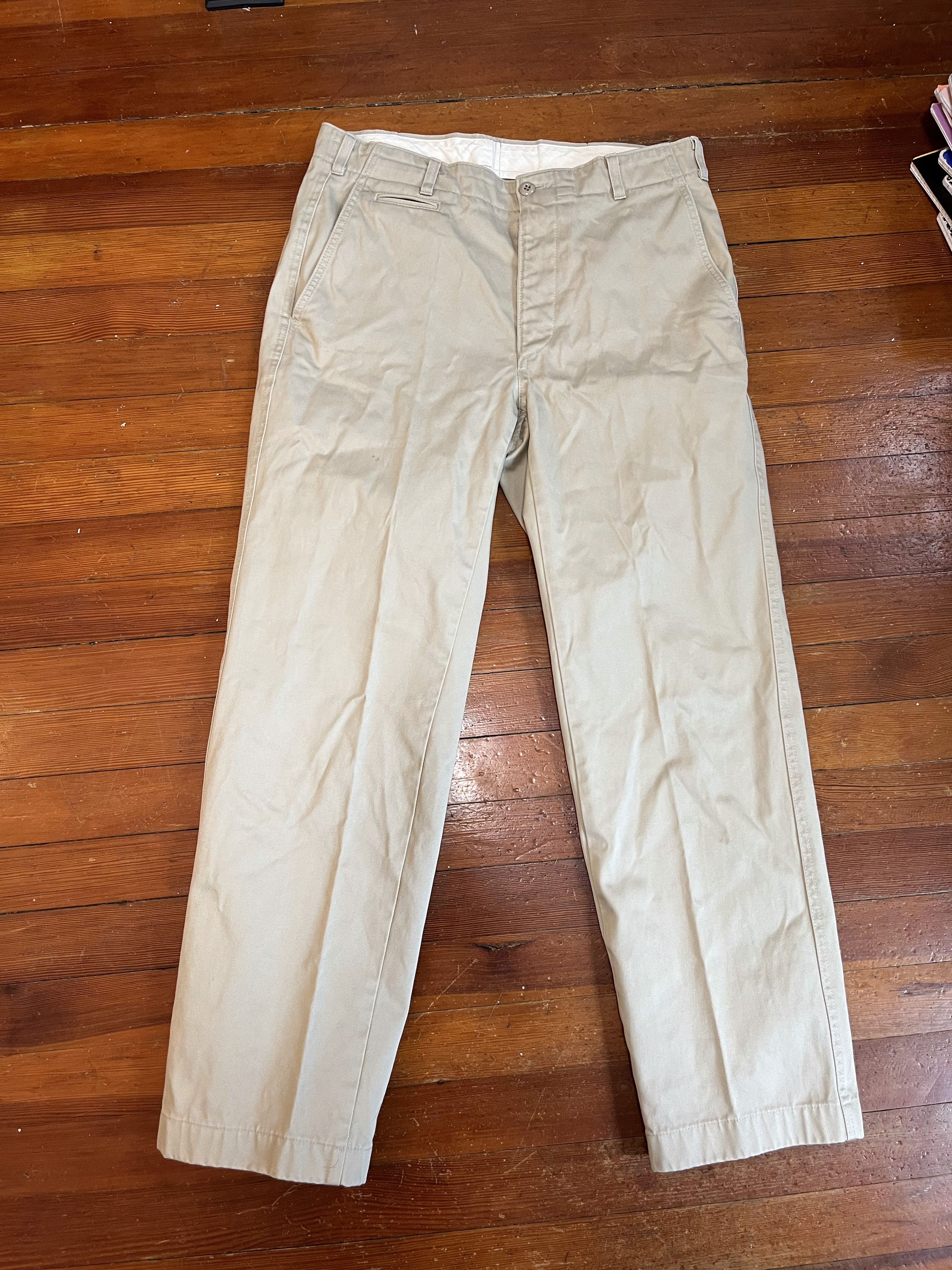Rubato Officer's Chino in Khaki Size US 32 / EU 48 - 1 Thumbnail
