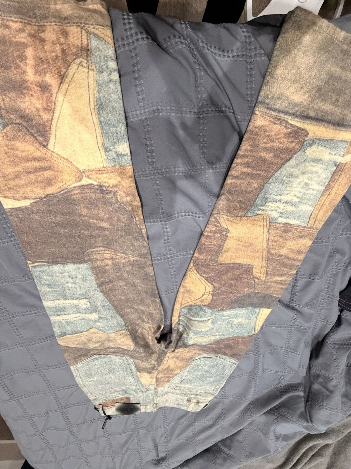 Other VINTAGE JAPANESE JEANS SUPER MADE PATCH WORK DISTRESSED Size US 30 / EU 46 - 8 Thumbnail