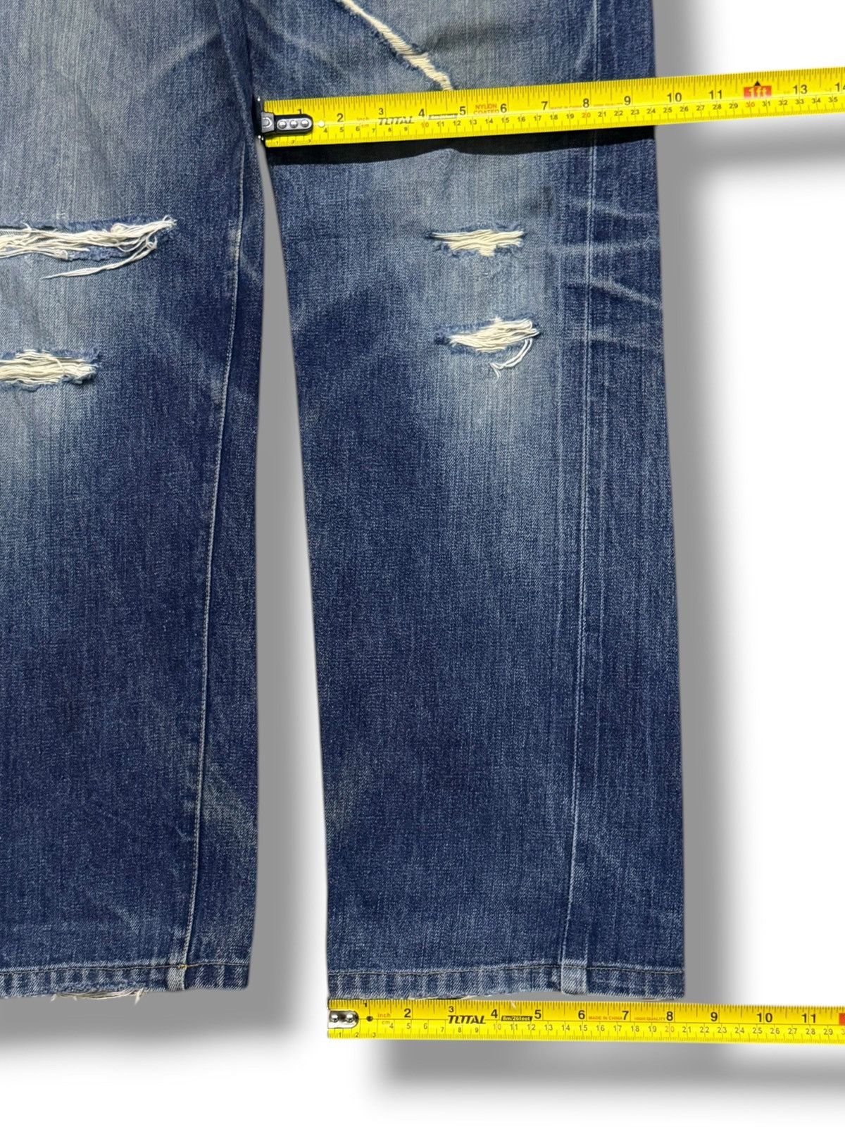 Artisan Outfitters Vintage 00s Ships Outffiters Y2K Selvedge Denim Made In USA Size US 31 - 21 Thumbnail