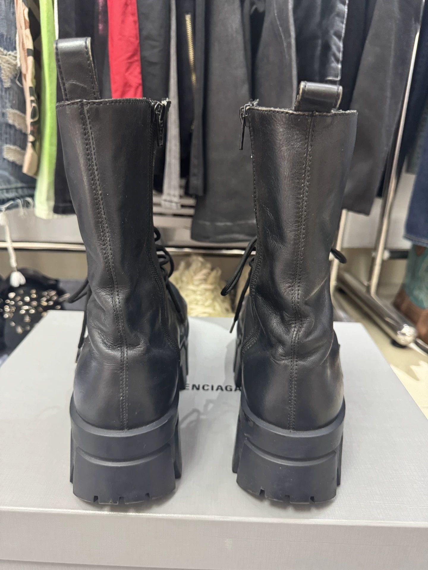 Balenciaga Balenciaga Bulldozer Boots, Black Size US 10 / EU 43 - 2 Thumbnail