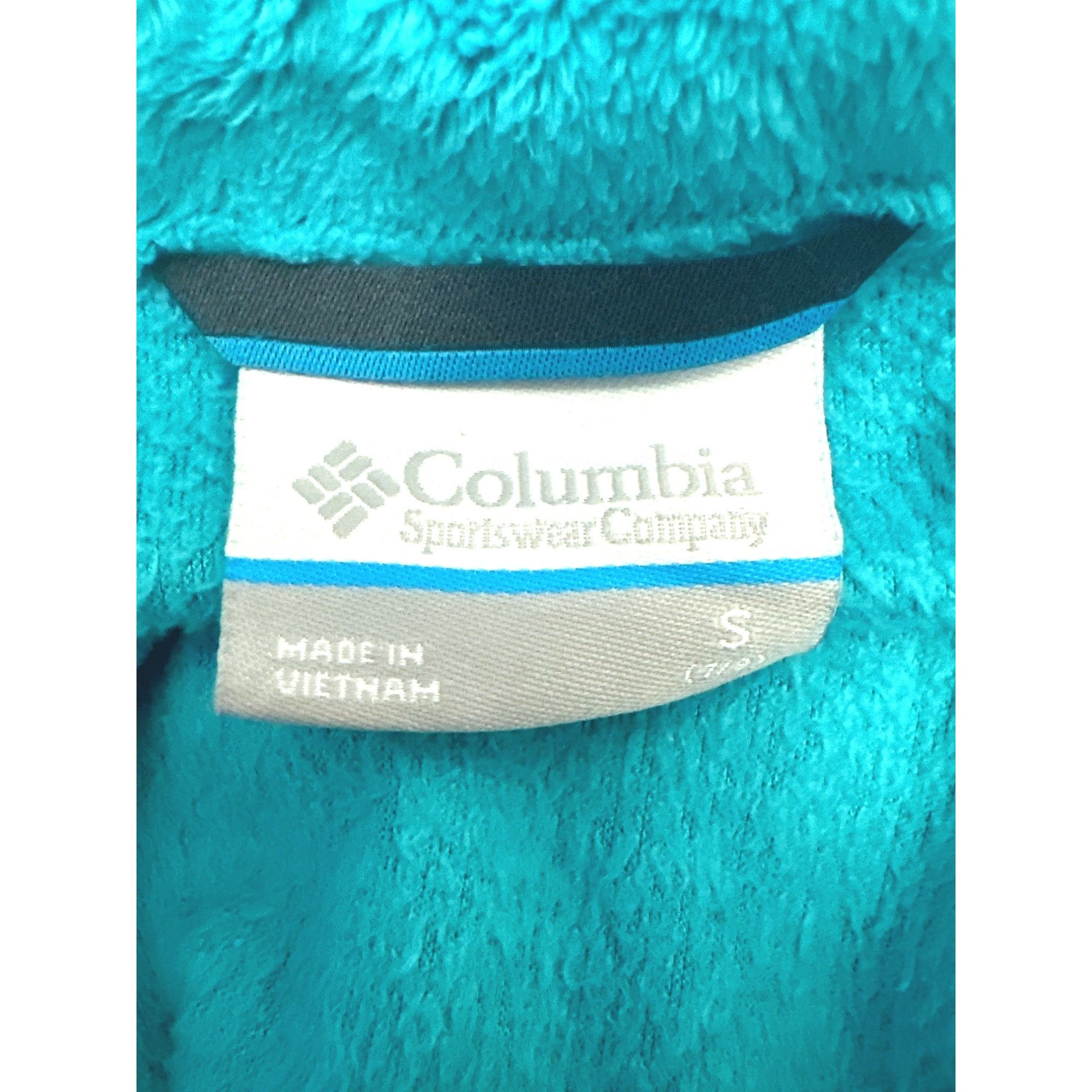 Columbia Columbia Juniors Womens Fleece Jacket Size S Full Zip Turquo Size S / US 4 / IT 40 - 5 Thumbnail
