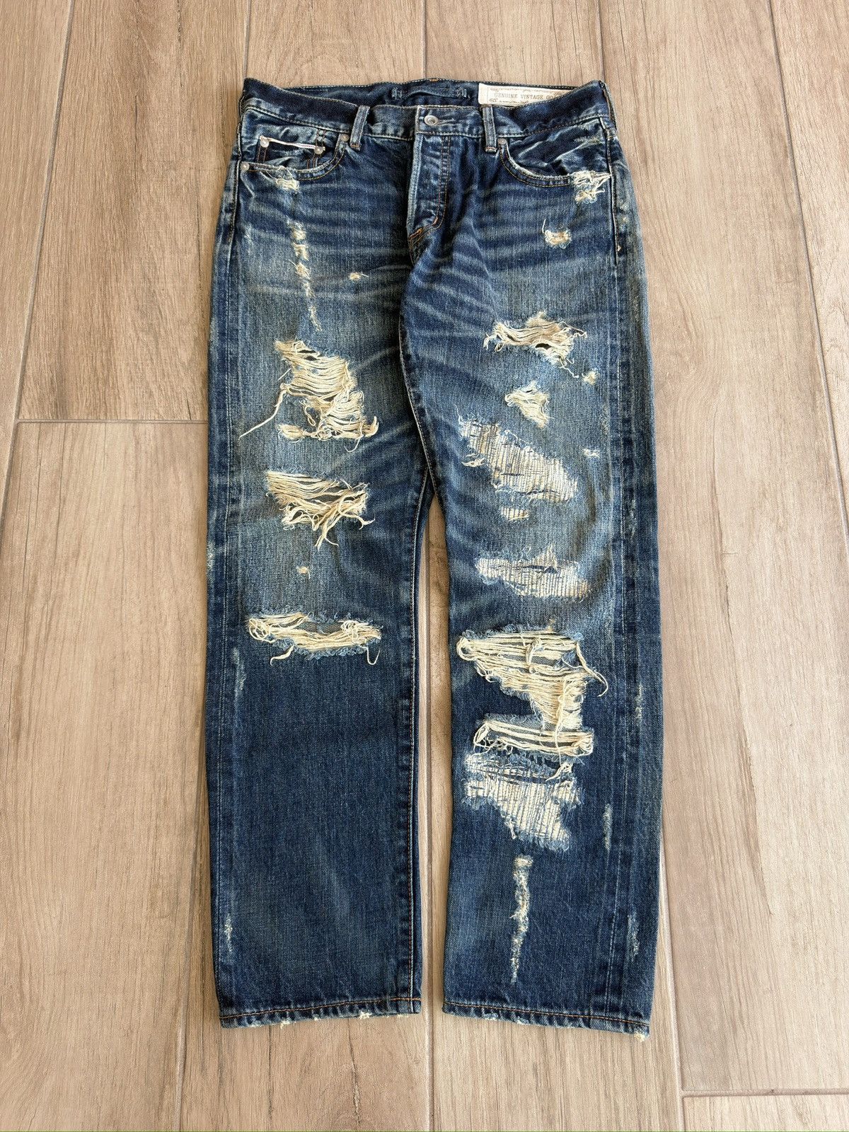 501 LOOSE CRASH & REPAIR DENIM W34/L32 Levi