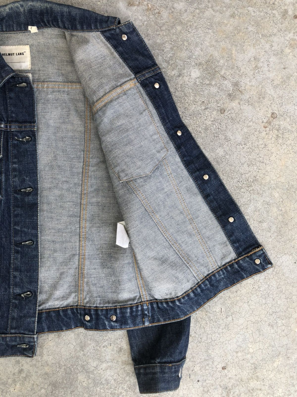 Helmut Lang Helmut Lang Denim Jacket Classic Denim Distressed Size US XS / EU 42 / 0 - 19 Thumbnail