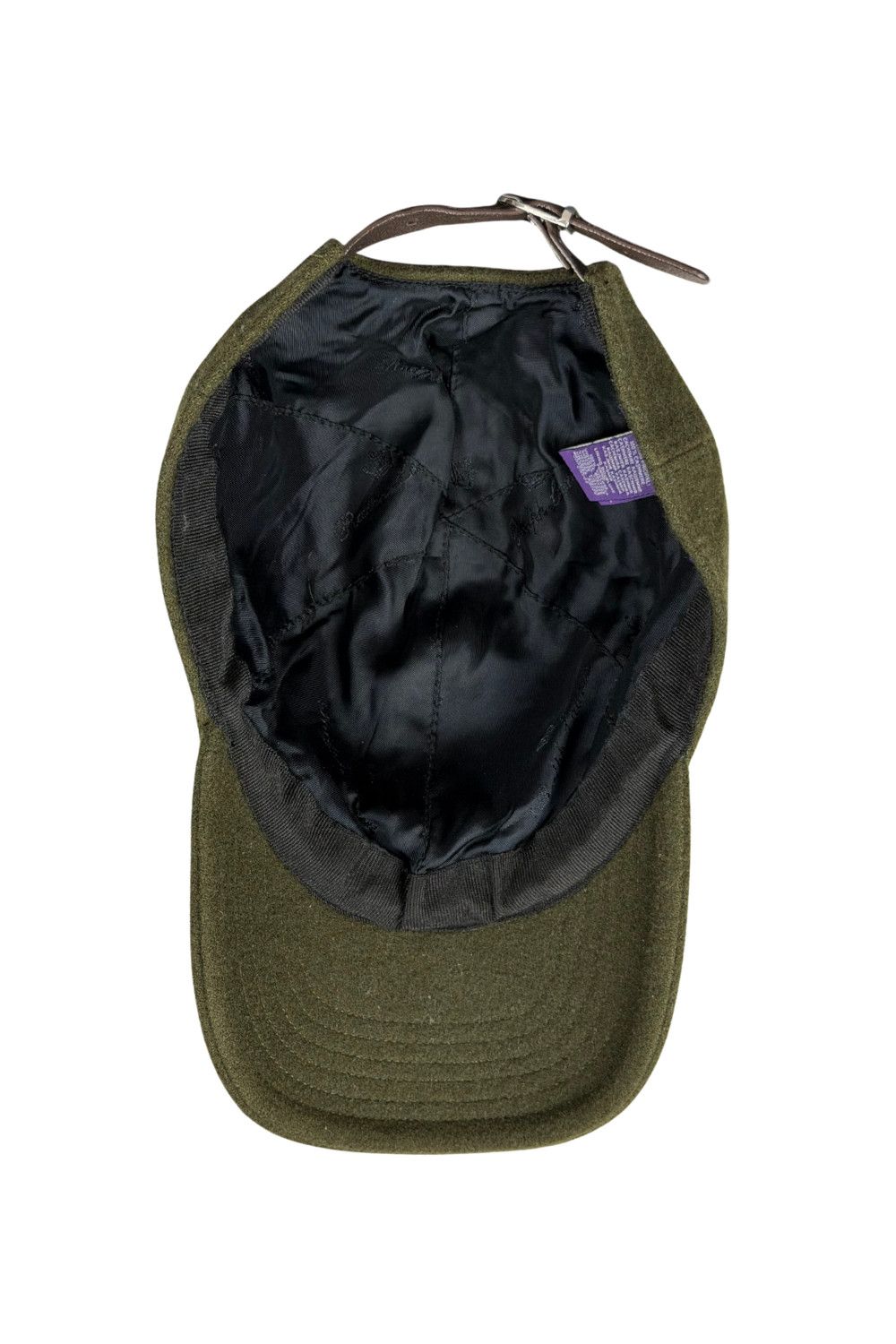 Ralph Lauren Purple Label Ralph Lauren Purple Label Cashmere Baseball Cap Leather Size ONE SIZE - 2 Thumbnail