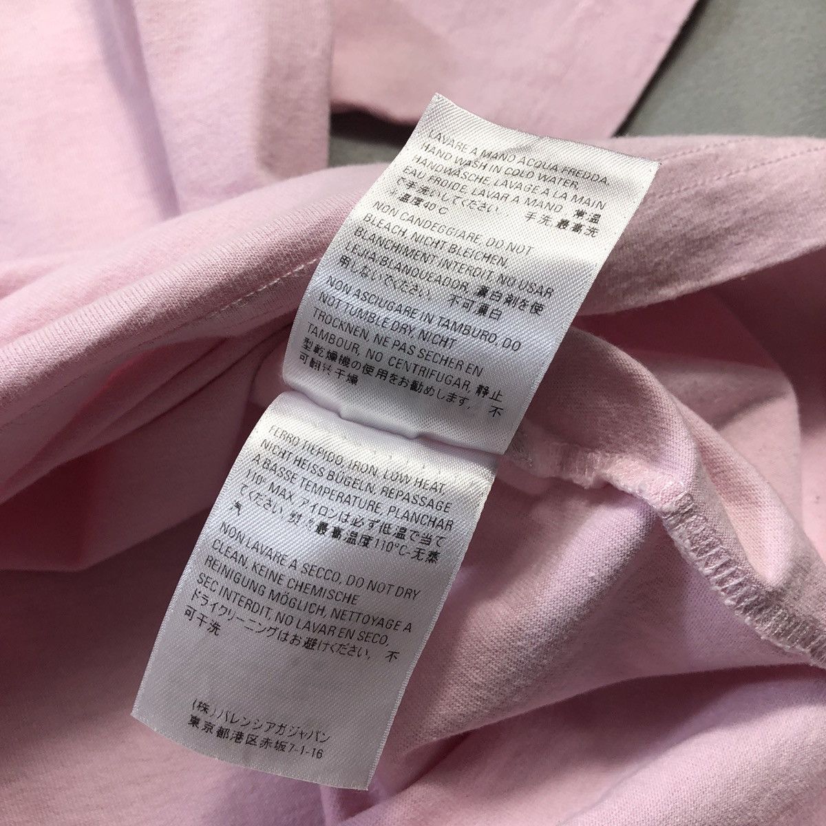 Balenciaga Balenciaga Small Logo Pink T-Shirt Size M / US 6-8 / IT 42-44 - 8 Thumbnail