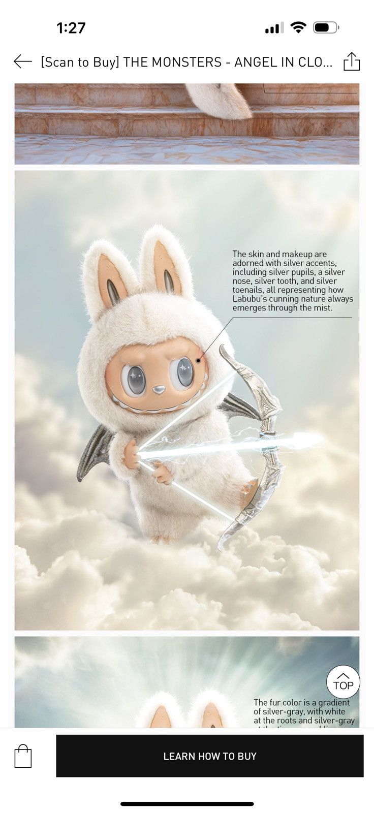 POP MART Angel in the clouds Size ONE SIZE - 2 Thumbnail