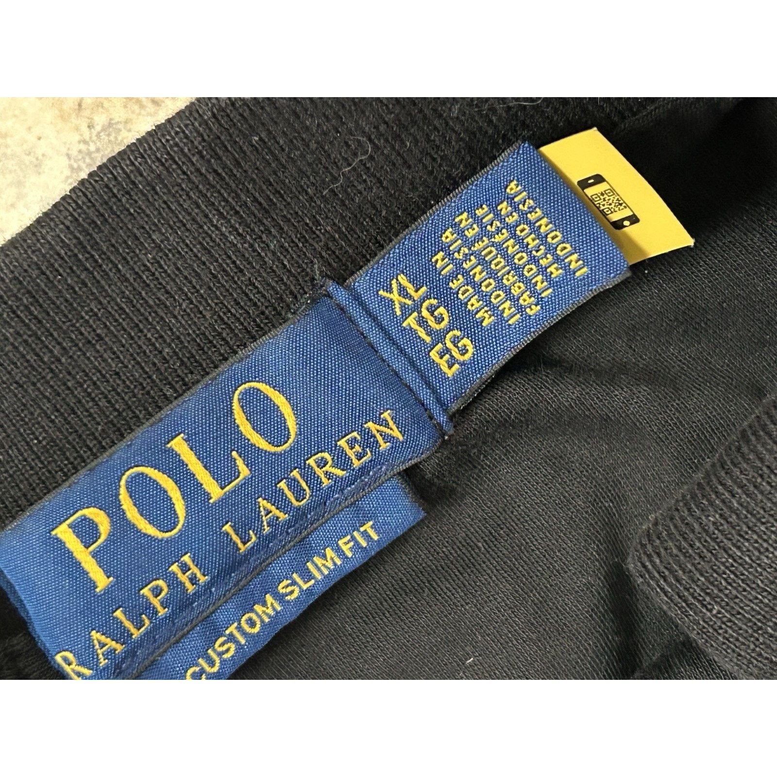 Polo Ralph Lauren polo ralph lauren wmn Polo Shirt Black Xl Colored Pony Logo Size US XL / EU 56 / 4 - 9 Thumbnail