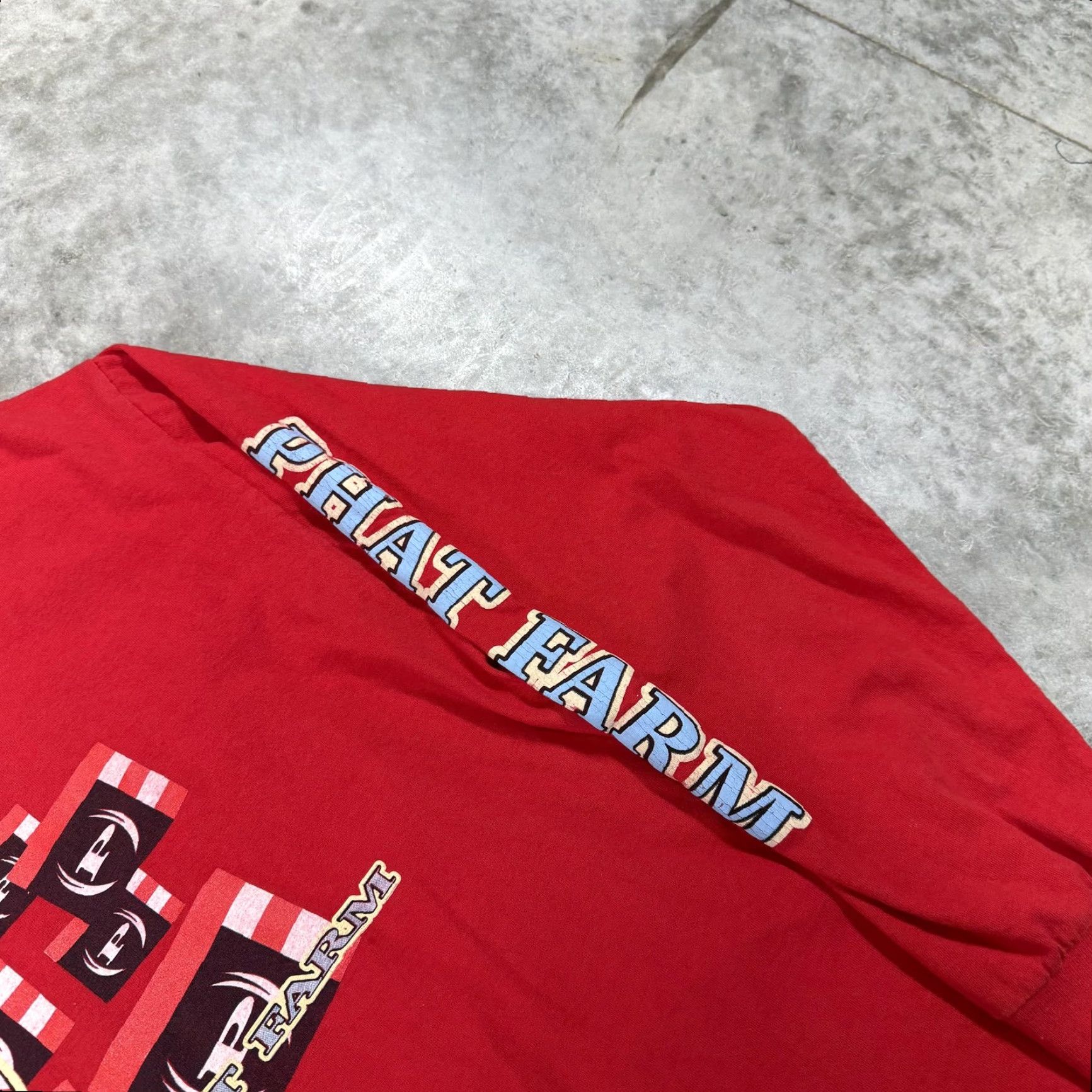 Phat Farm VINTAGE Phat Farm Shirt Mens 2XL Red Bull Graphic Long Sleeve Y2K Streetwear Size US XXL / EU 58 / 5 - 3 Thumbnail