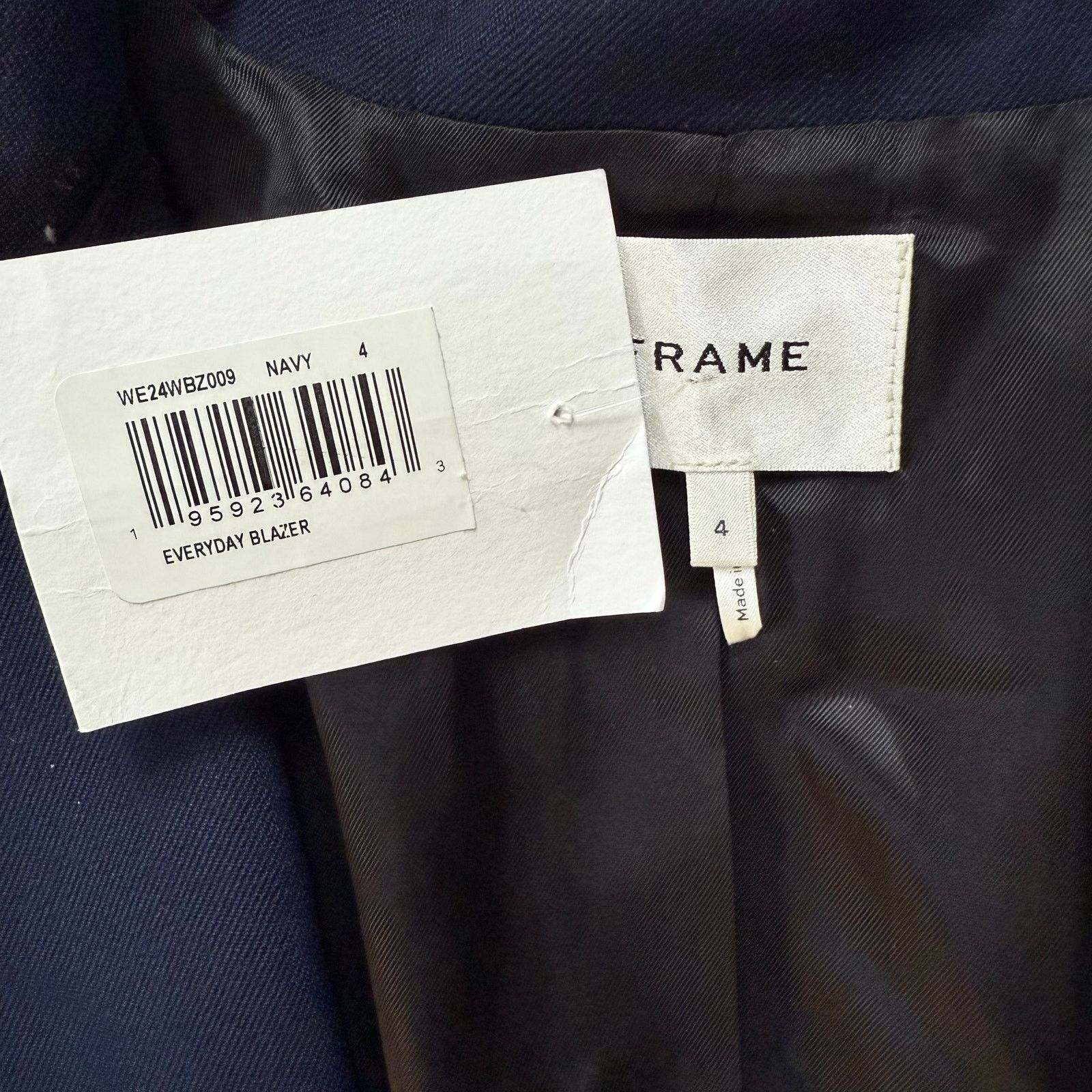 Frame FRAME Everyday Blazer in Navy Size 4 Size S / US 4 / IT 40 - 16 Thumbnail