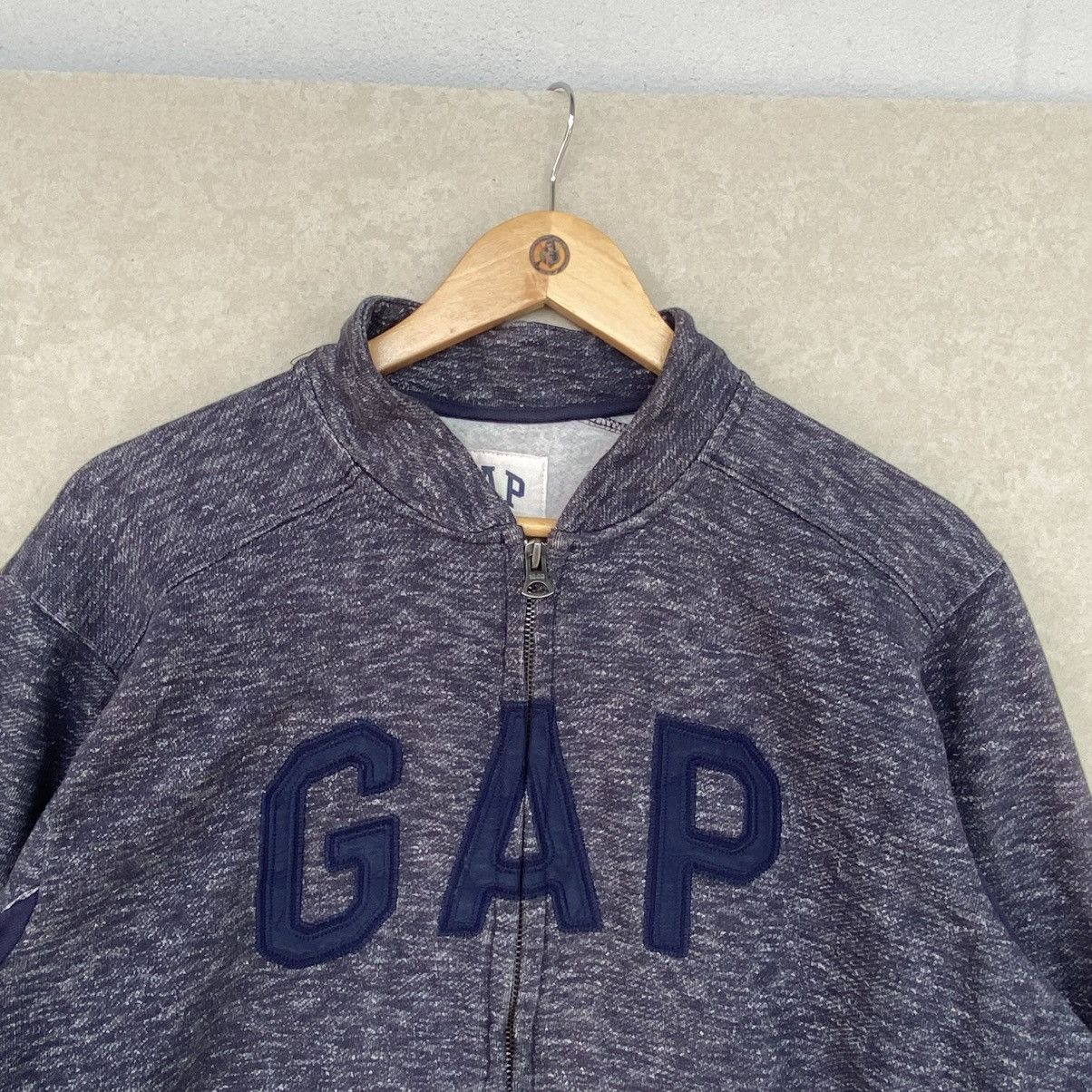 Other Vintage Gap Zip Up Jacket Big Logo Embroidered Dark Gray Size US L / EU 52-54 / 3 - 4 Thumbnail