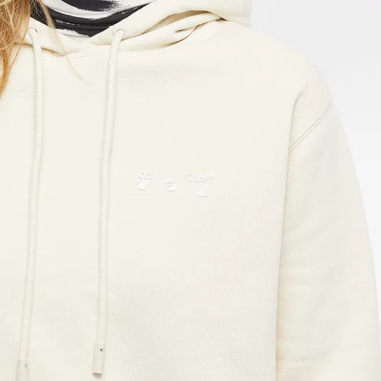 Off-White o1gr1nt1124 Swimming Man Regular Hoodie in Grey Size XXS / US 00 / IT 34 - 5 Thumbnail