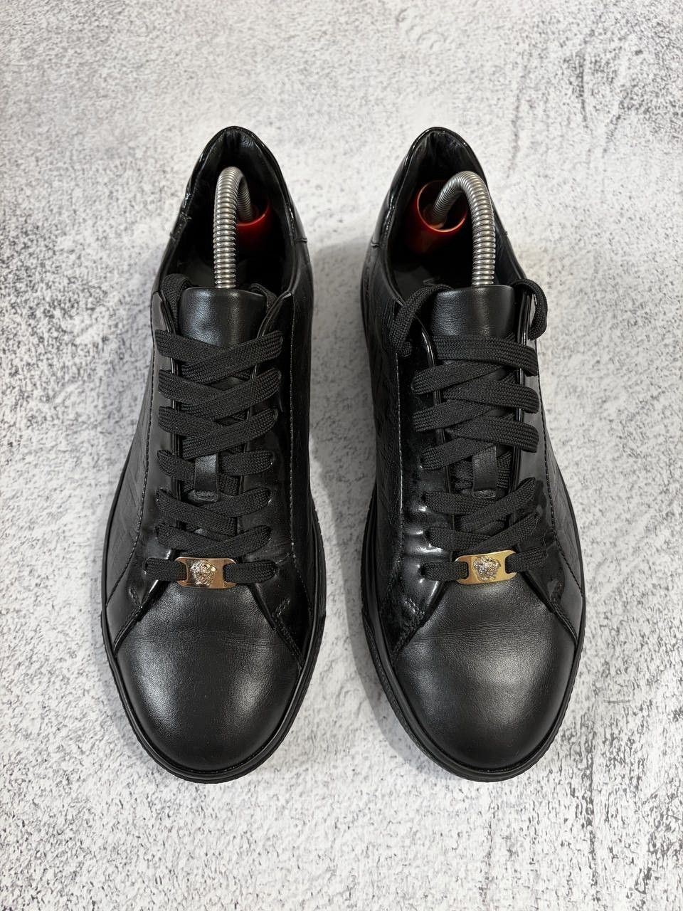 Versace Versace Medusa Greca Leather Sneakers Low Top Designer Shoes Size US 8 / EU 41 - 5 Thumbnail