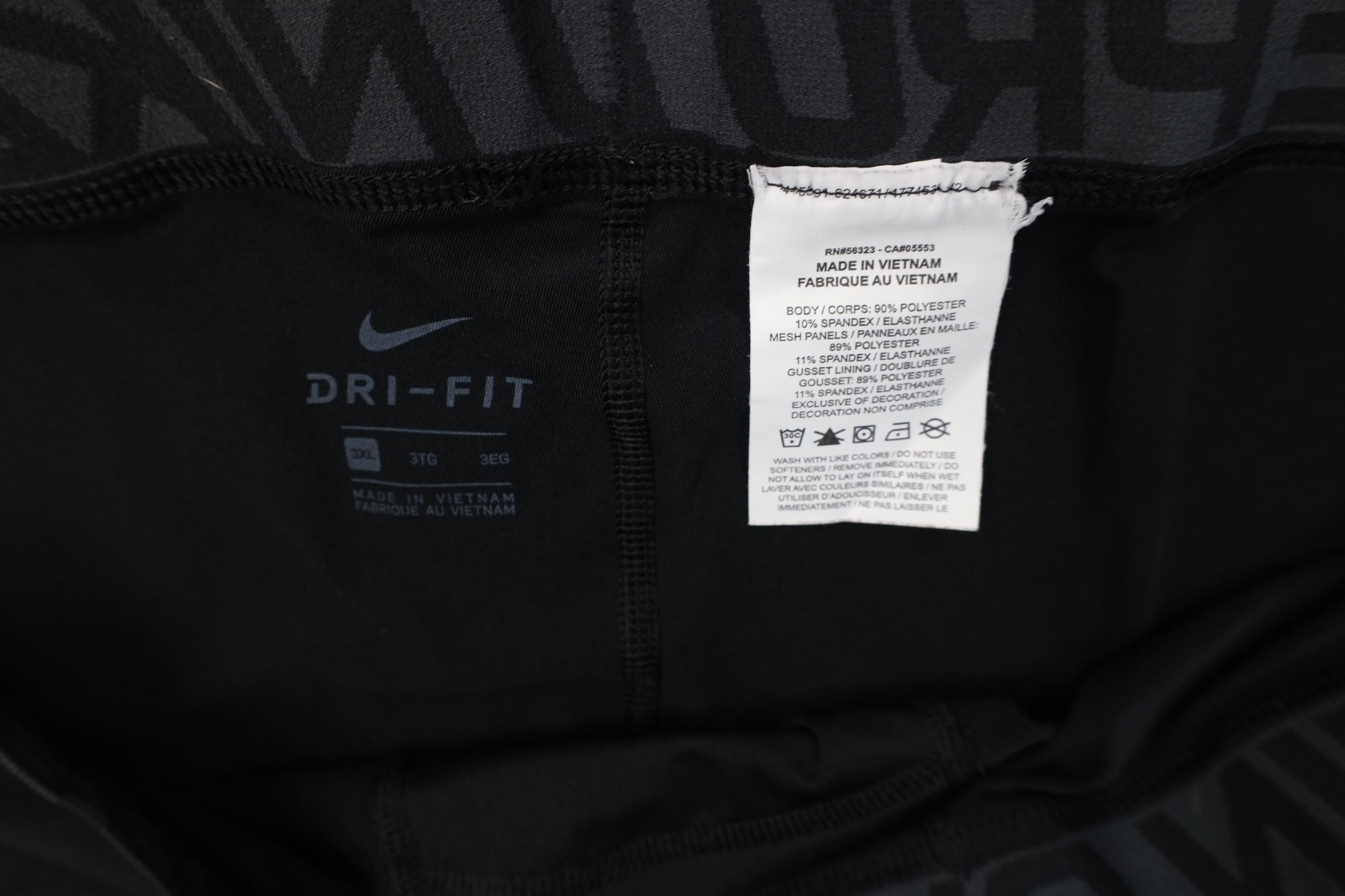 Nike Nike Pro Combat Running Jogging Gym 3/4 Training Tights Size US 40 / EU 56 - 6 Thumbnail