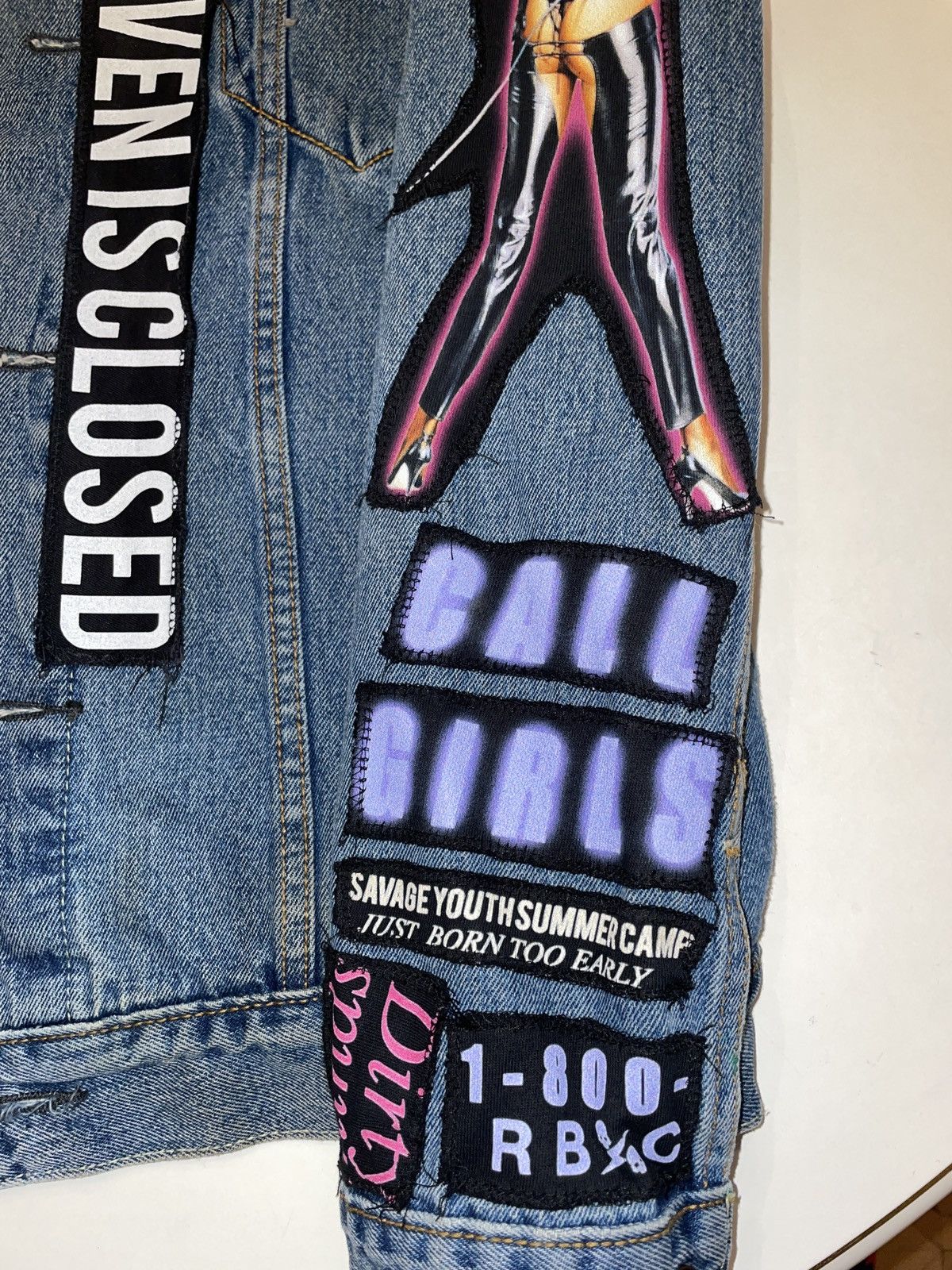 Raised by Champions The Unfuckwittable Raised By Champions x Levi's Denim Jacket Size US L / EU 52-54 / 3 - 6 Thumbnail