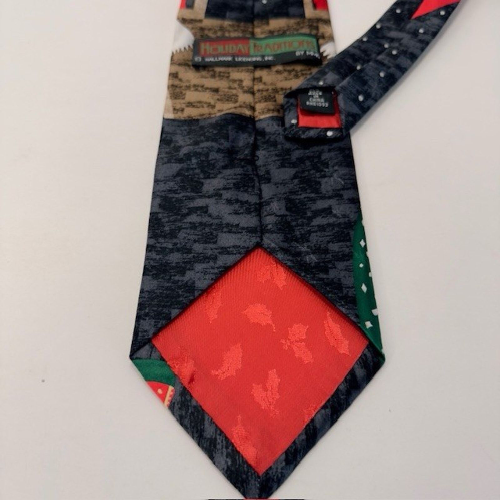 Other Hallmark Holiday Traditions Neck Tie, Nativity Black/Red Size ONE SIZE - 6 Thumbnail