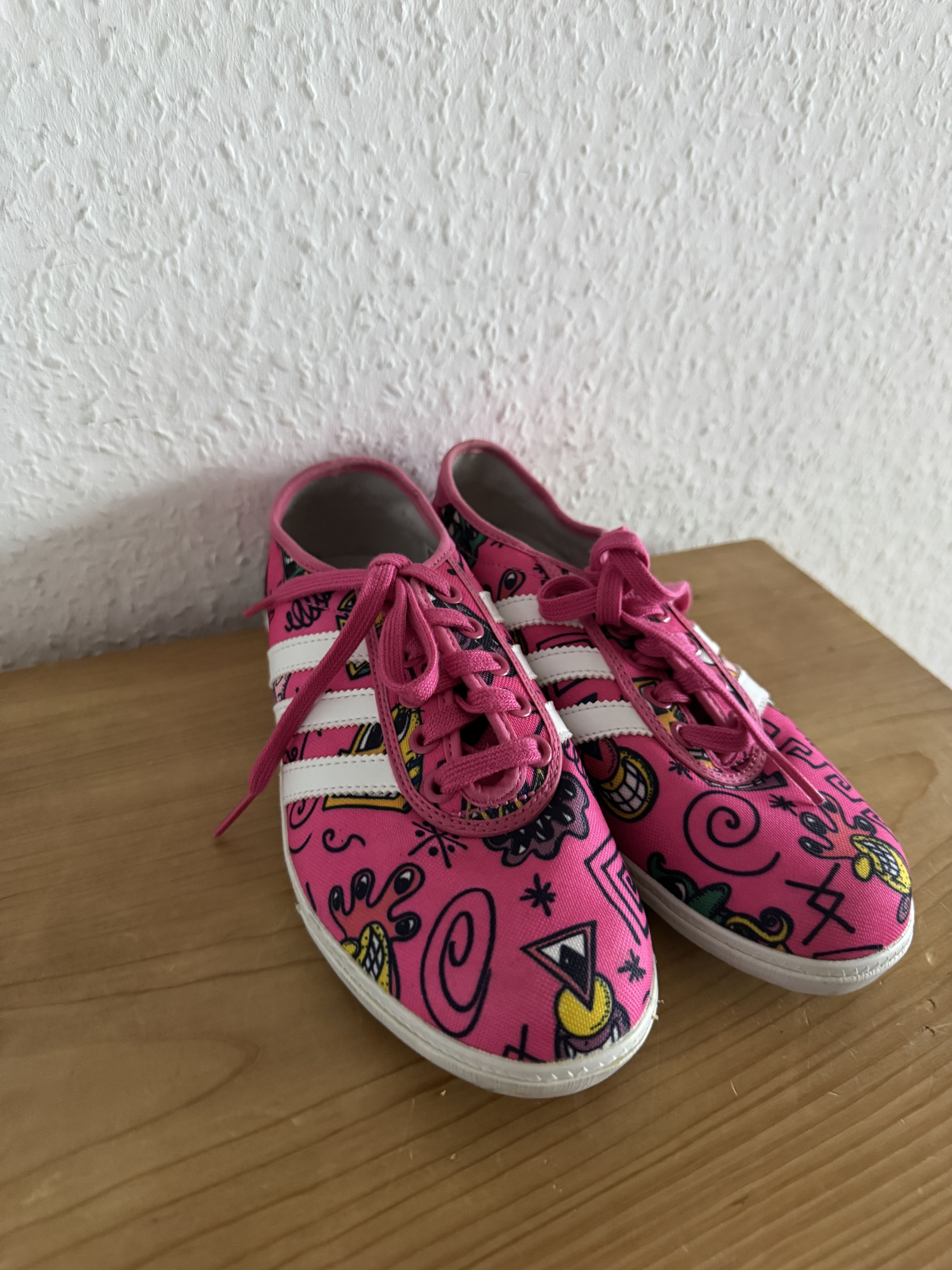 Adidas × Jeremy Scott P-Sole sneakers in pink patent Size US 4 / IT 34 - 12 Thumbnail