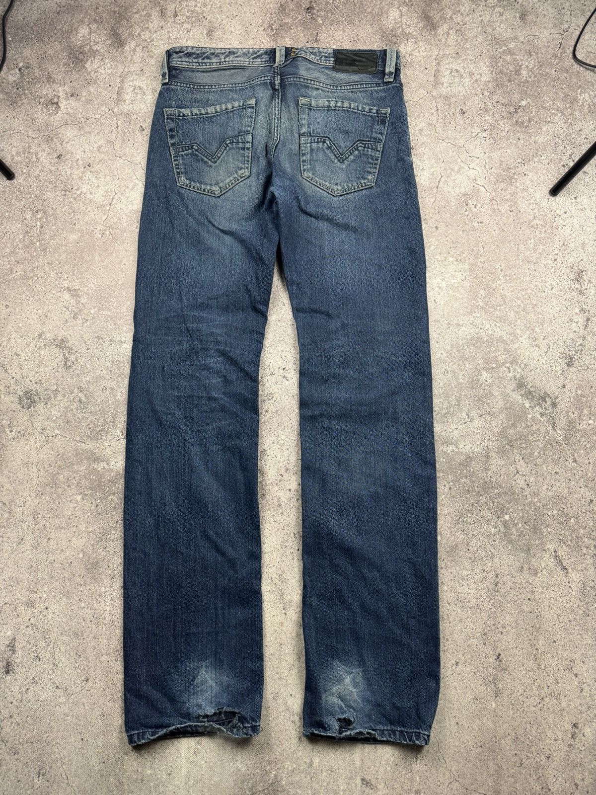 Diesel Vintage Diesel Jeans Baggy Distressed Flared Wide Japanese Size US 29 - 7 Thumbnail