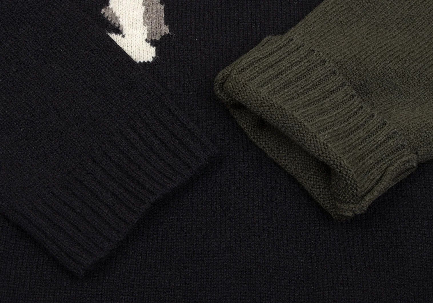 Yohji Yamamoto Yohji Yamamoto Wool Knitwear in Black, Brown, Khaki Size US M / EU 48-50 / 2 - 6 Thumbnail