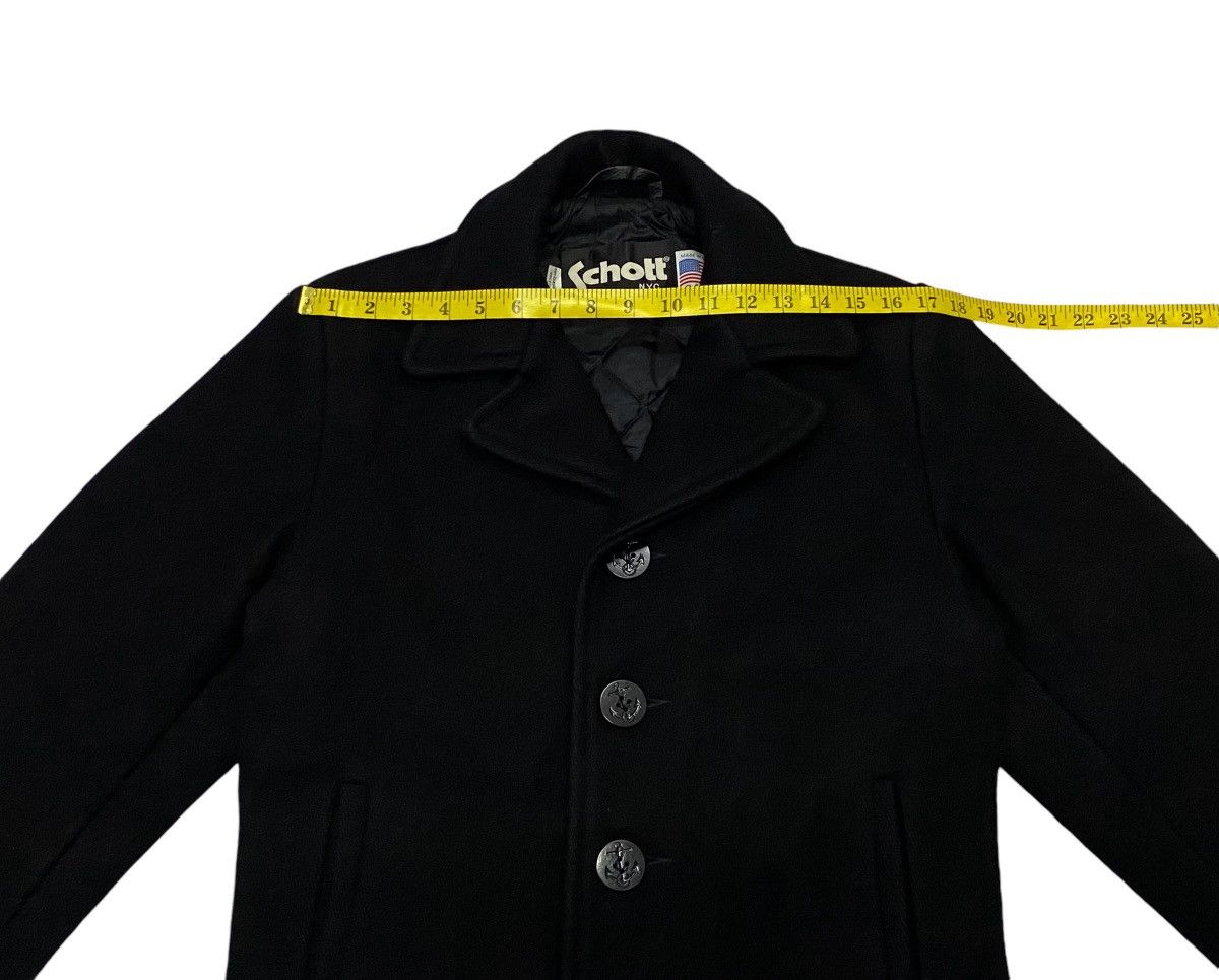 Schott × Vintage Vintage Schott USN WW2 Wool Peacoat Jacket m Size US M / EU 48-50 / 2 - 17 Thumbnail