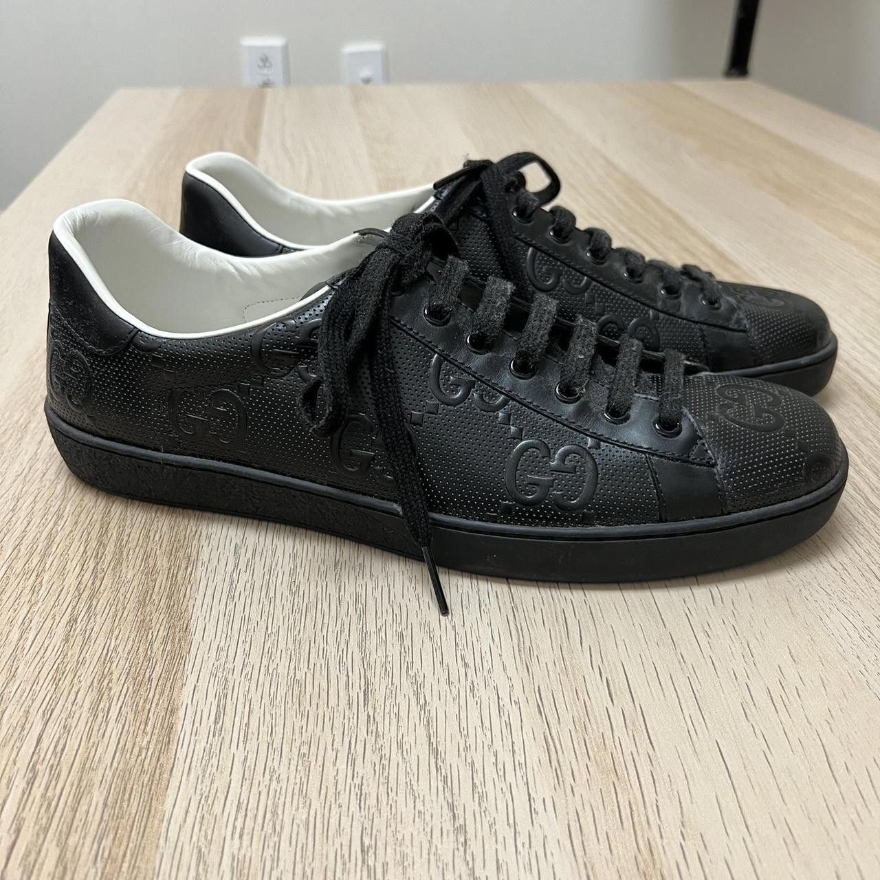 Gucci Gucci Men's Black Trainer Size US 9 / EU 42 - 2 Thumbnail