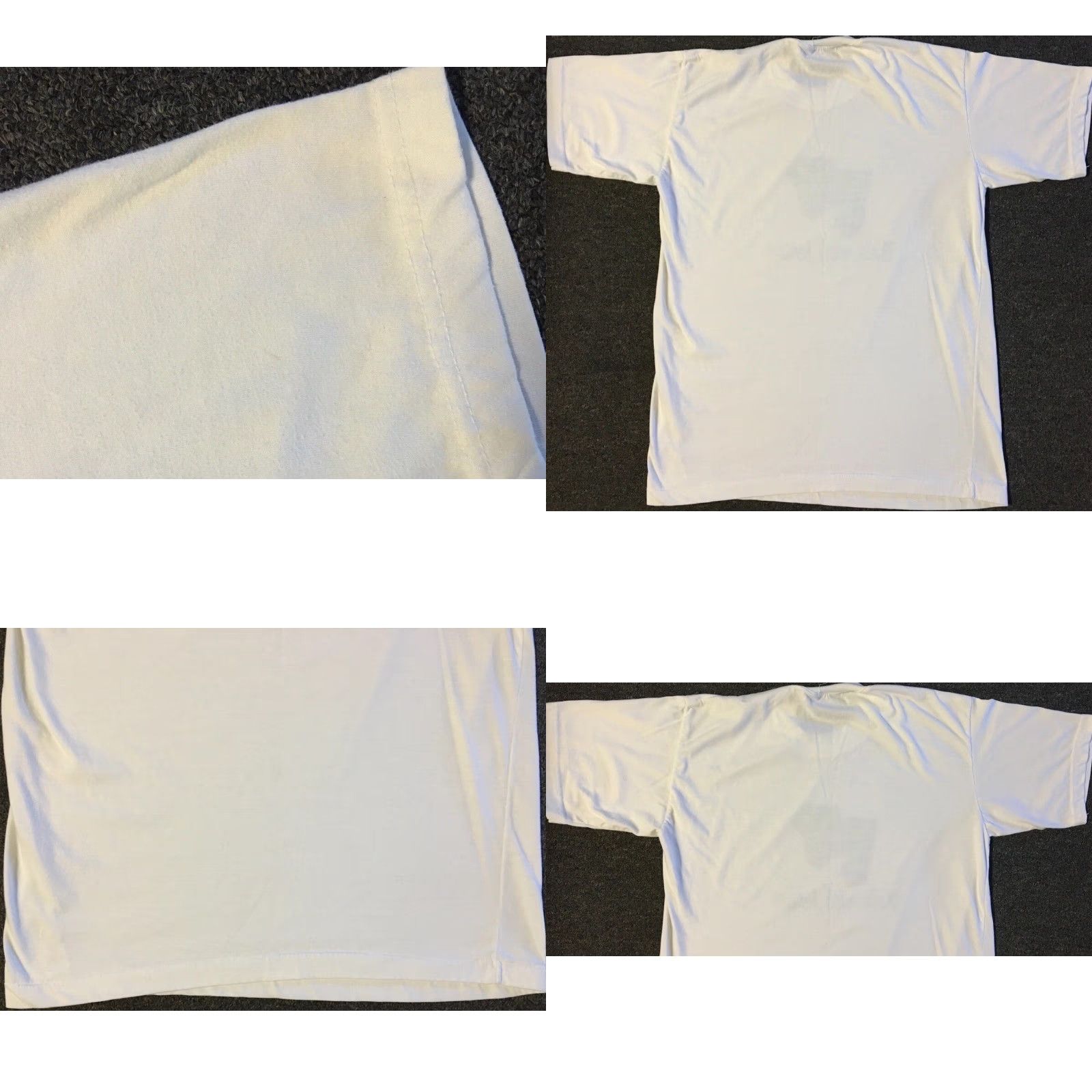Vintage VINTAGE 90s Walk With Jesus Christ Faded Shirt M L White Shirt Men Short Sleeve T-Shirt Grunge Christian Heaven Bible Religion Punk Rock Fashion Size US M / EU 48-50 / 2 - 8 Thumbnail