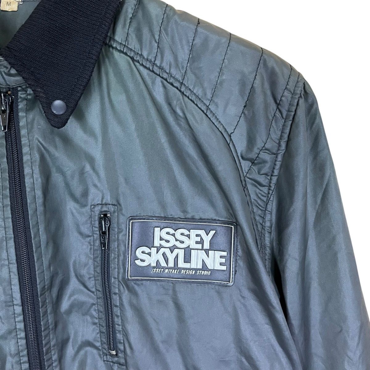 Issey Miyake Vintage 80s Issey Skyline Bomber Jacket Issey Miyake Bomber Size US M / EU 48-50 / 2 - 10 Thumbnail