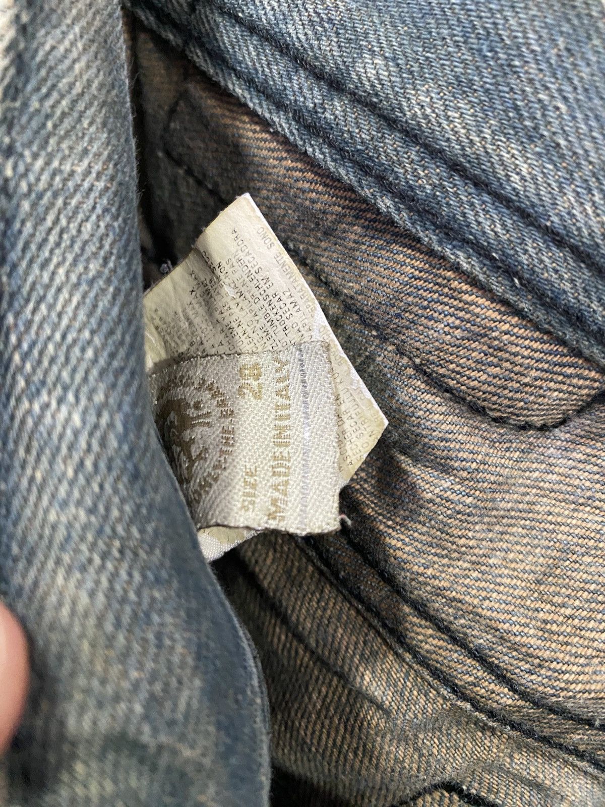 Diesel Diesel Viker Wash Distressed Muddy Denim Size US 31 - 10 Thumbnail